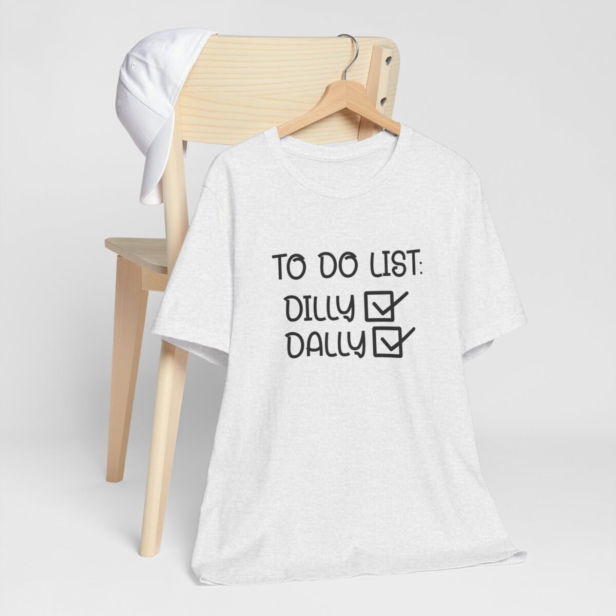 To-Do List Dilly Dally T-Shirt - Funny Procrastination Tee - Lazy Day Humor Shirt - Playful Relaxed Graphic Tee - Image 2