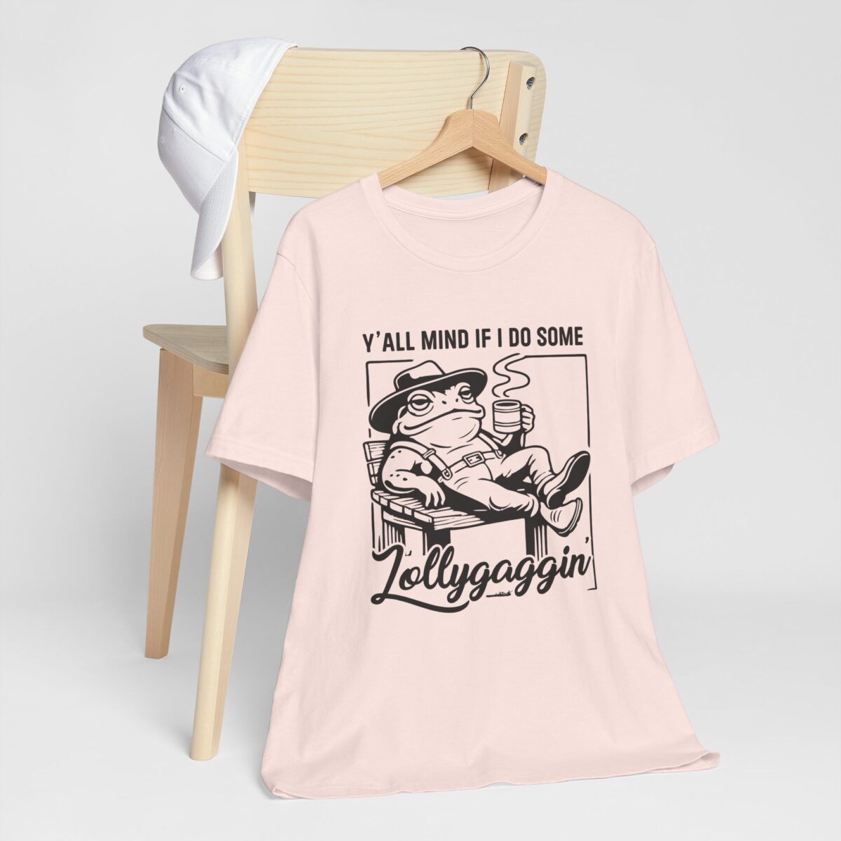 Yall Mind If I Do Some Lollygaggin T-Shirt - Funny Southern Humor Tee - Relaxed Chill Vibes Graphic Shirt - Image 3