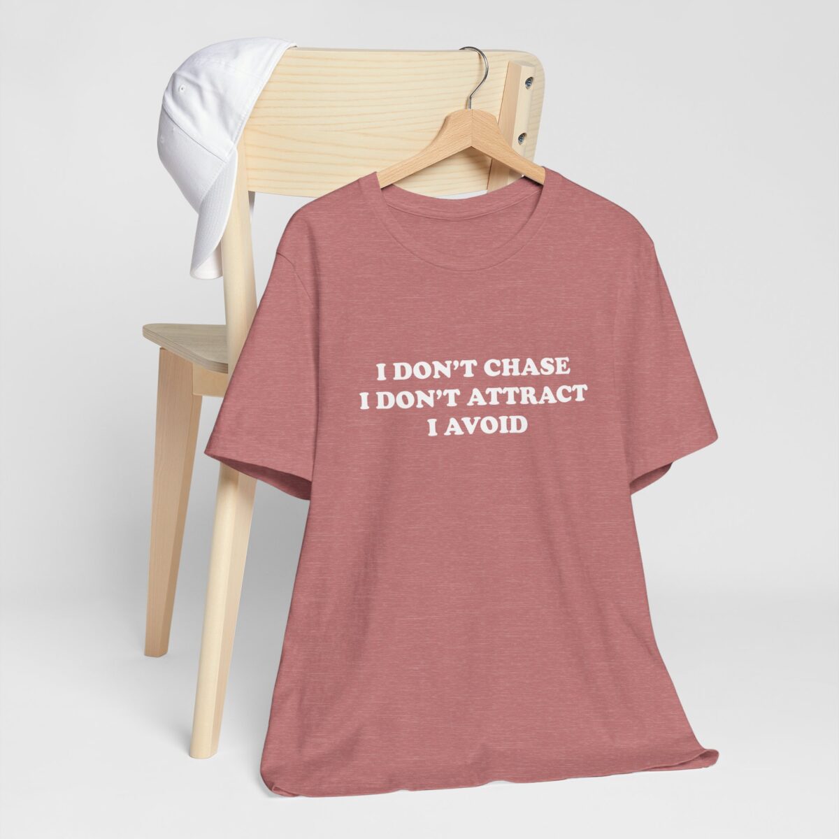 I Don't Chase I Don't Attract I Avoid T-Shirt - Funny Introvert Humor Tee - Sarcastic Unisex Shirt - Anti-Social Statement Tee - Image 2