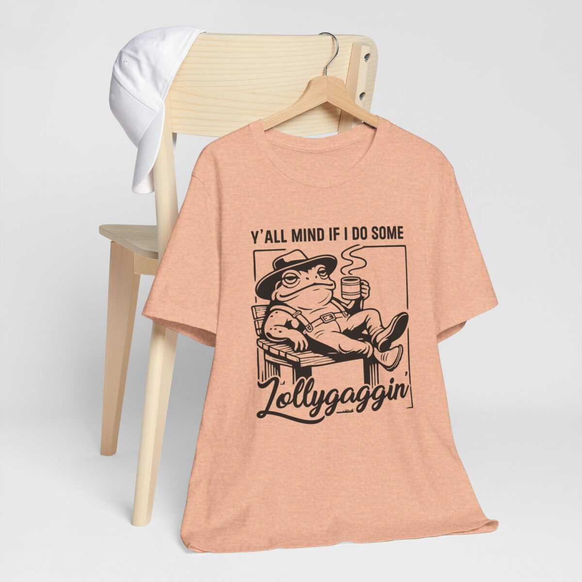 Yall Mind If I Do Some Lollygaggin T-Shirt - Funny Southern Humor Tee - Relaxed Chill Vibes Graphic Shirt - Image 5