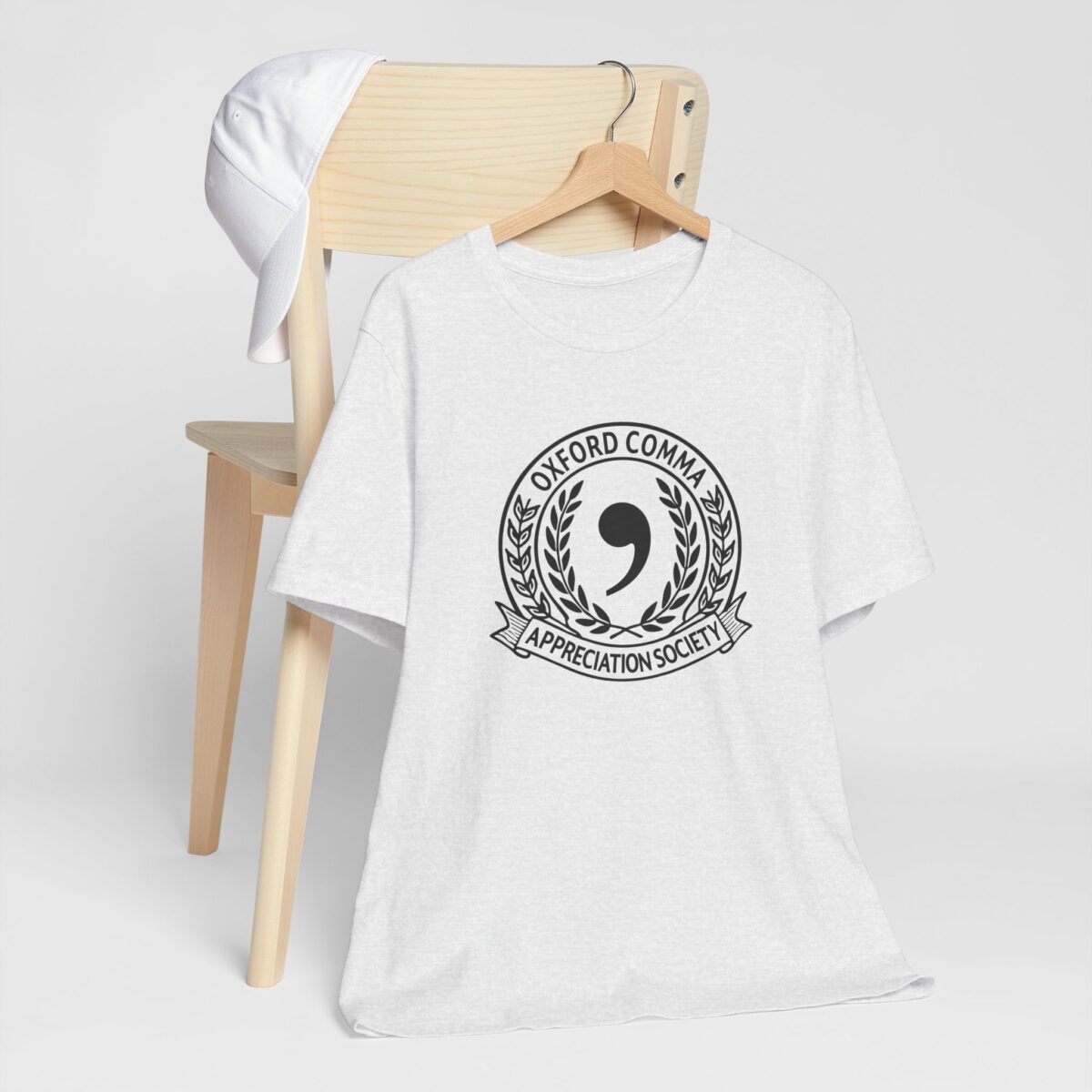 Oxford Comma Appreciation Society T-Shirt - Funny Grammar Nerd Tee - English Teacher Gift Shirt - Book Lover’s Graphic Tee - Image 3