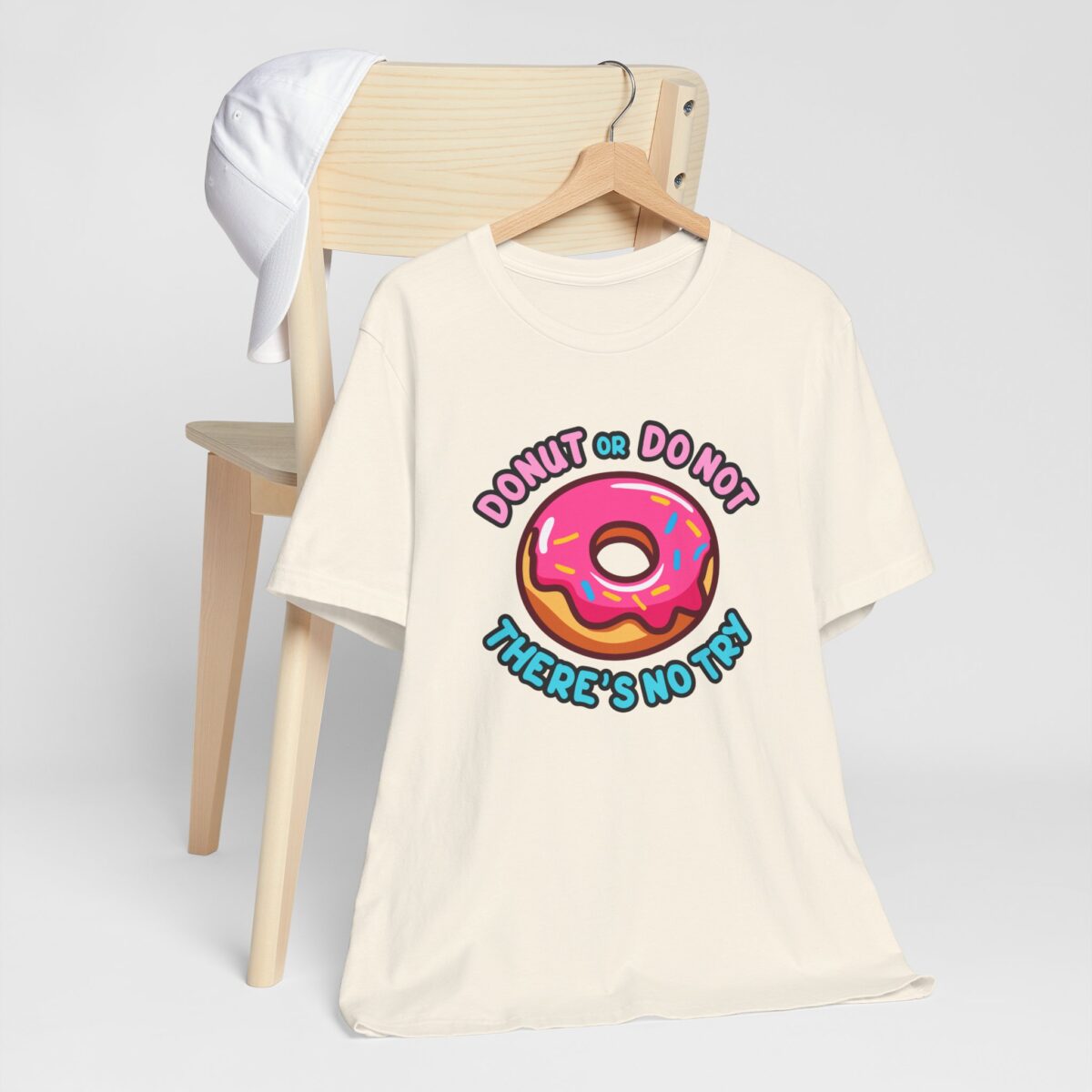 Donut or Do Not Theres No Try T-Shirt - Funny Donut Lover Tee - Food Pun Humor Shirt - Cute Sweet Tooth Graphic Tee - Image 7