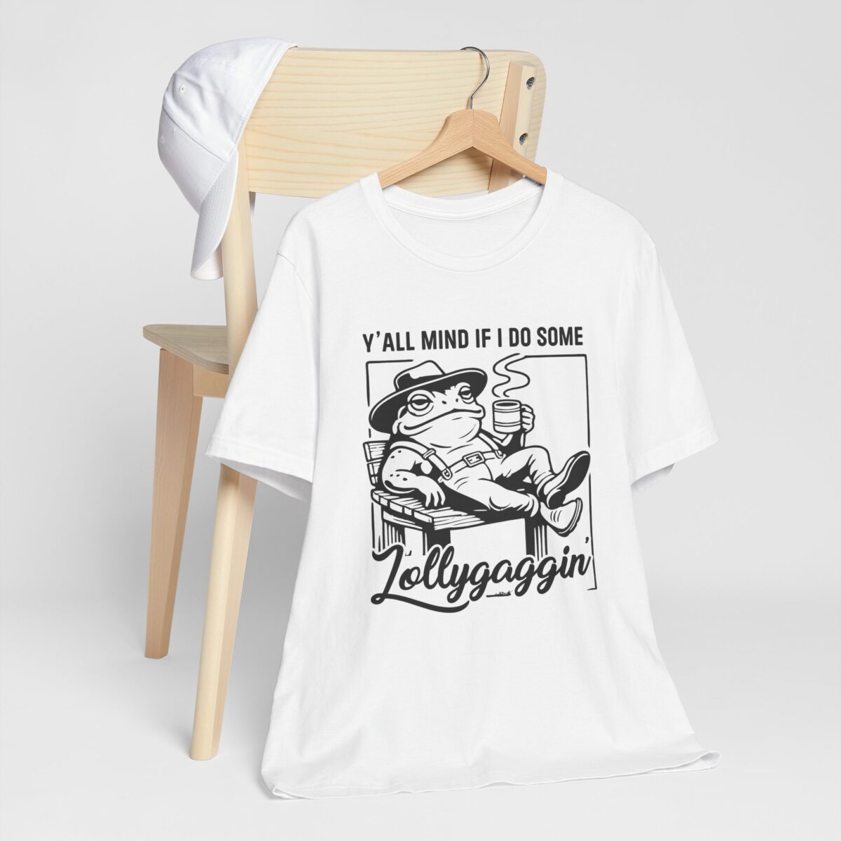 Yall Mind If I Do Some Lollygaggin T-Shirt - Funny Southern Humor Tee - Relaxed Chill Vibes Graphic Shirt - Image 2