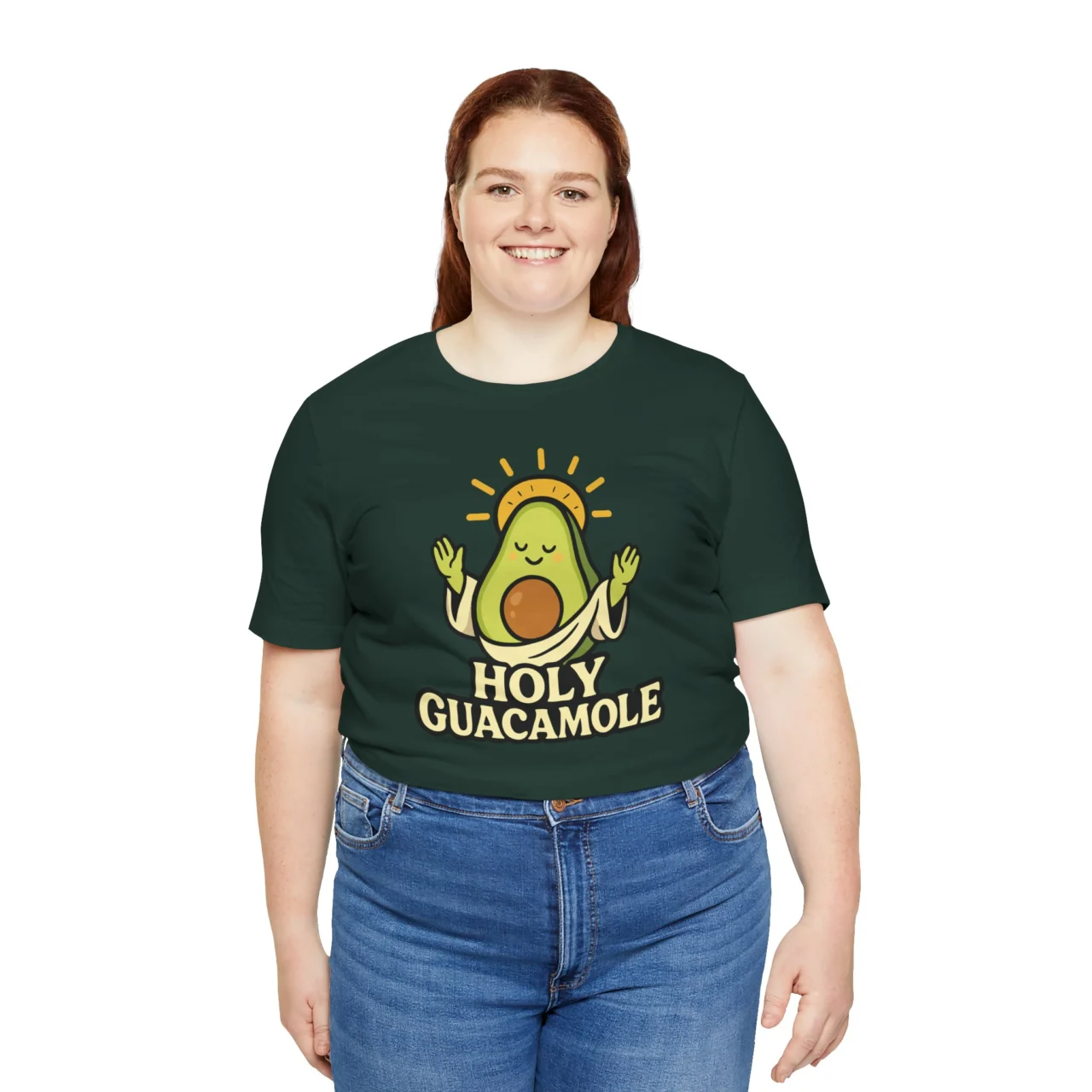 Holy Guacamole T-Shirt - Funny Avocado Graphic Tee - Image 2