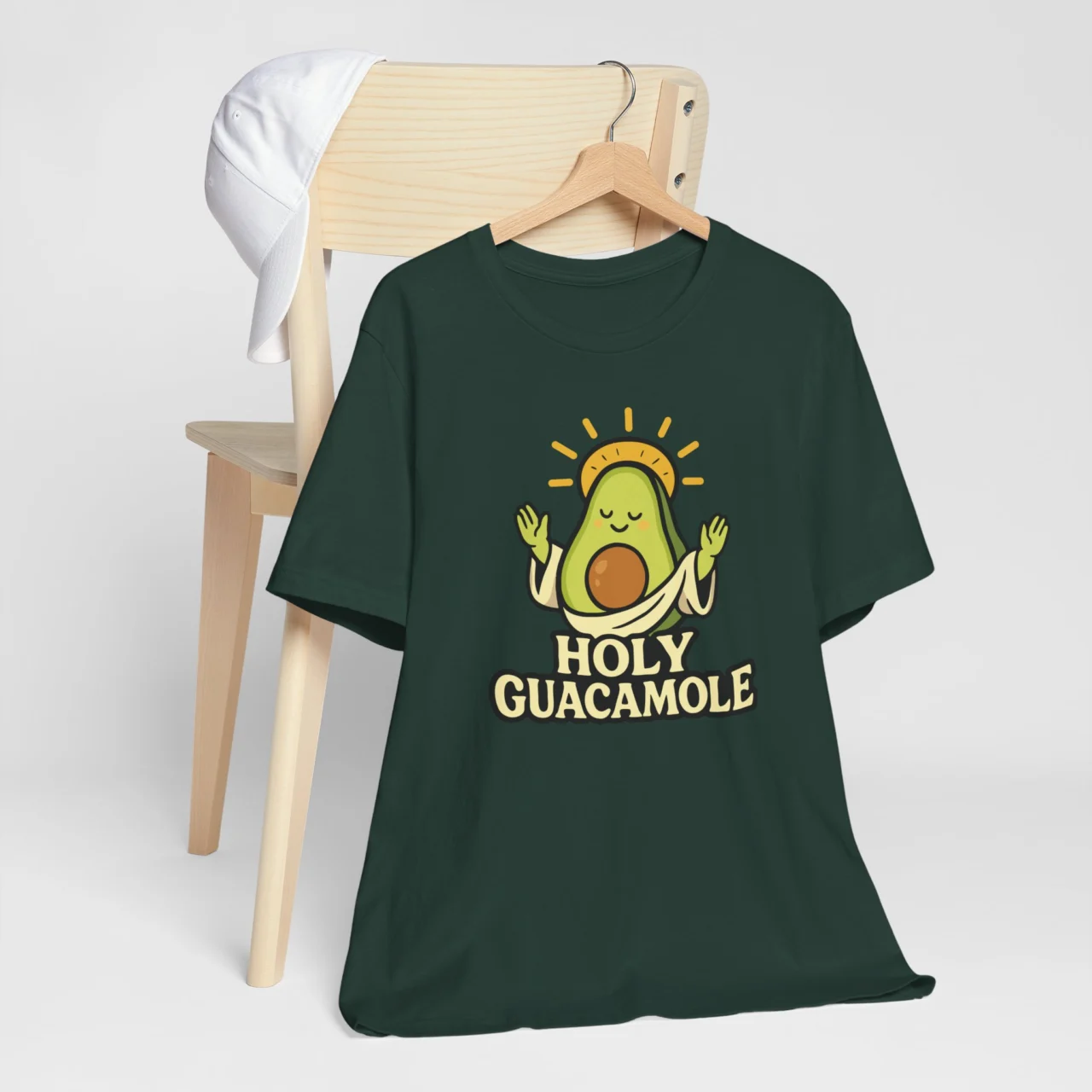 Holy Guacamole T-Shirt - Funny Avocado Graphic Tee - foodie humor shirt.