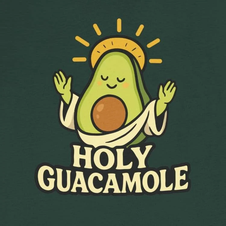 Holy Guacamole T-Shirt Design