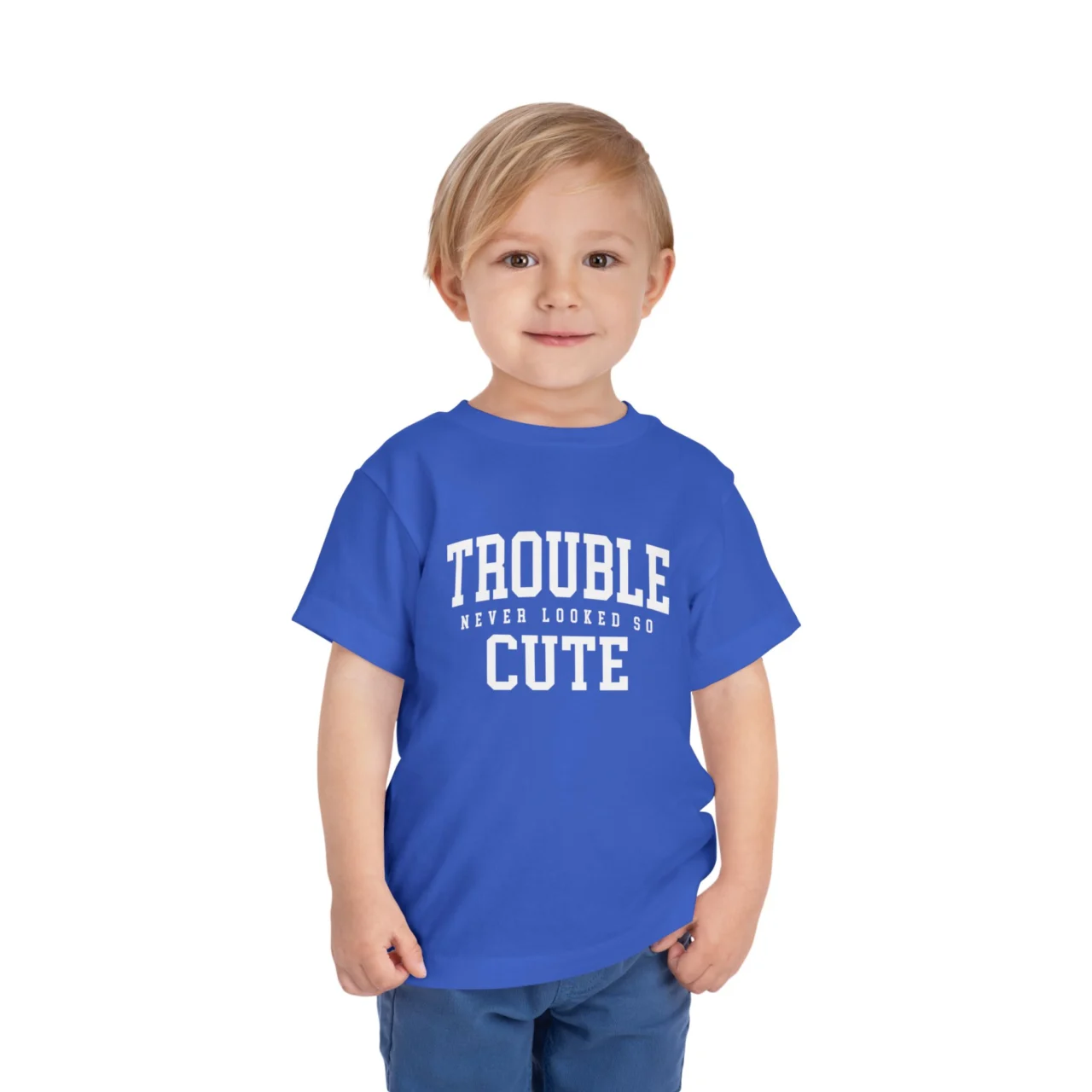 Trouble Never Looked So Cute Shirt - Funny Toddler Tee - Image 6