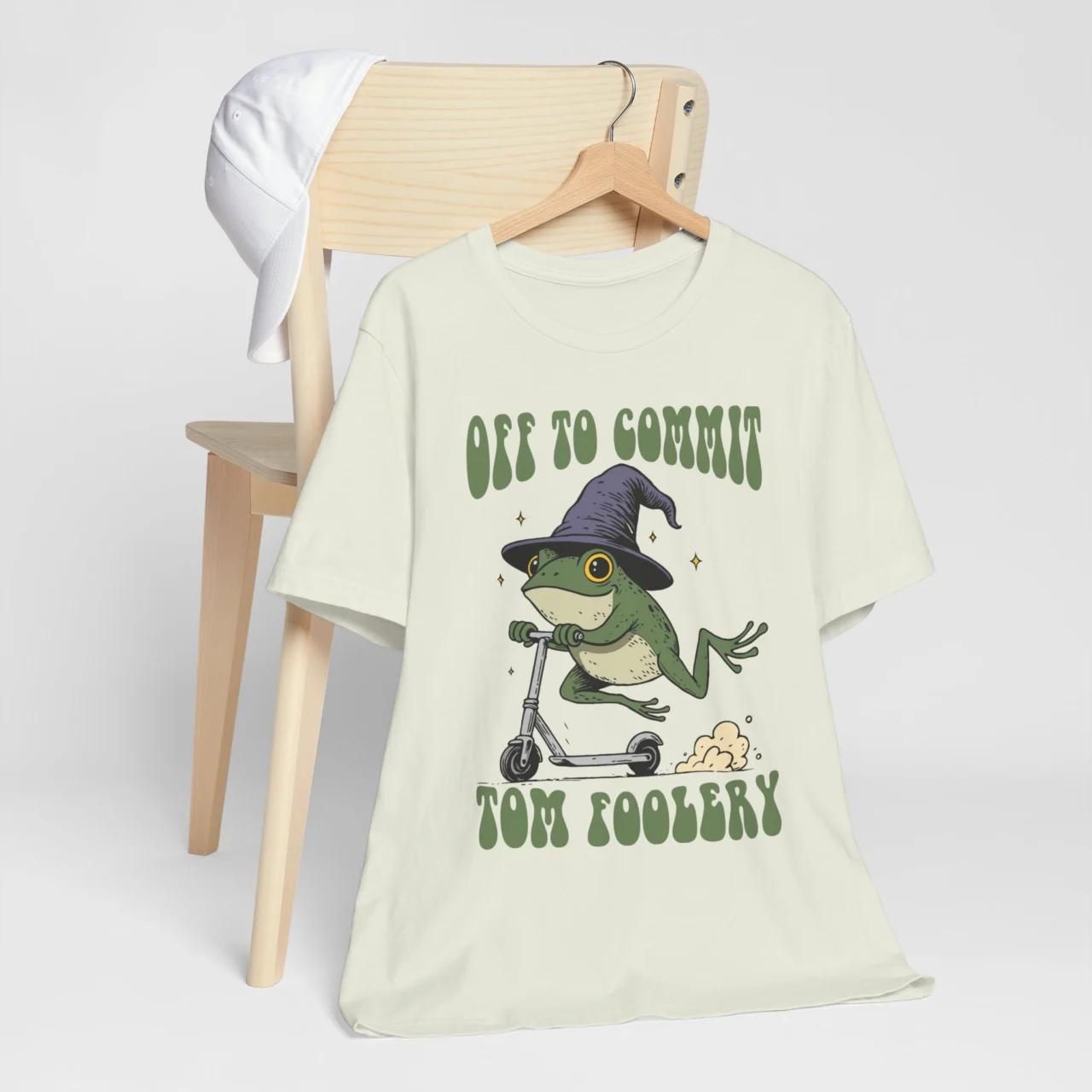 Off to Commit Tom Foolery T-Shirt - Funny Frog Tee