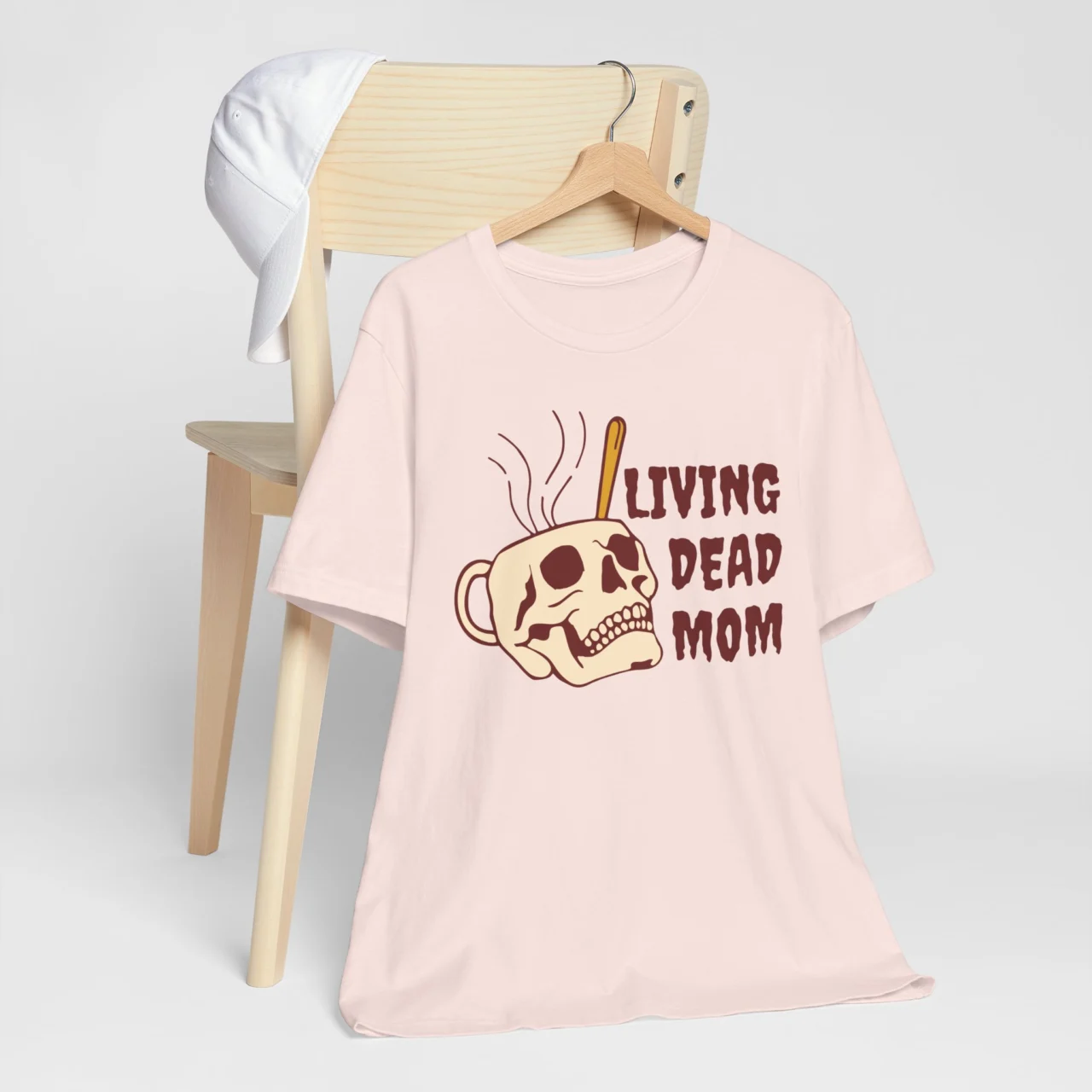 Living Dead Mom Shirt - Funny Halloween Mom Tee - Goth Mom Dead Inside Shirt