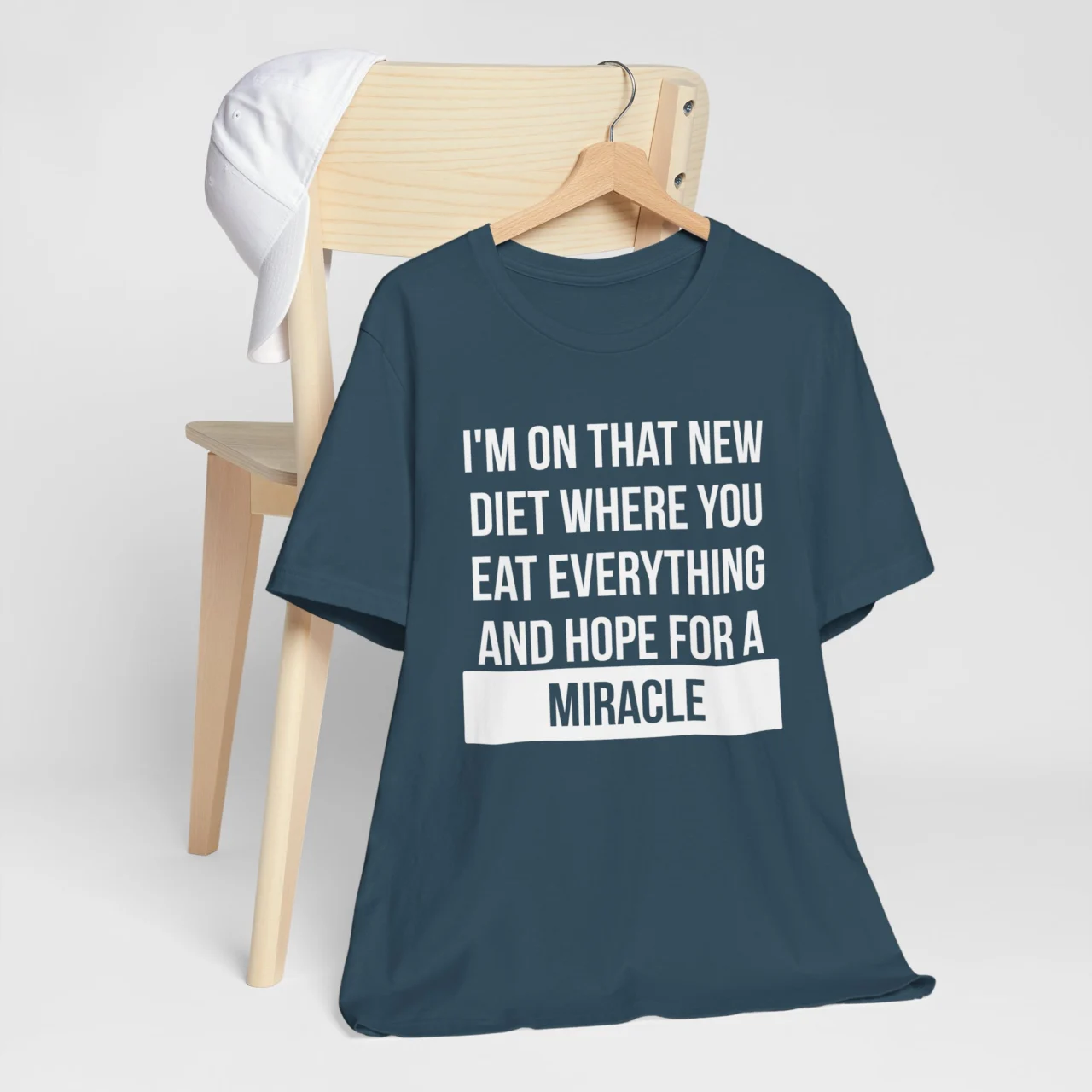 Funny Diet Shirt - You Eat Everything and Hope for a Miracle - Image 6