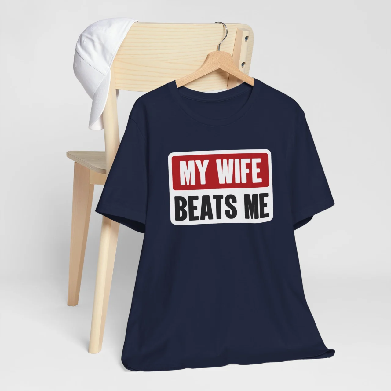 My Wife Beats Me T-Shirt - Funny Husband Shirt - Image 5