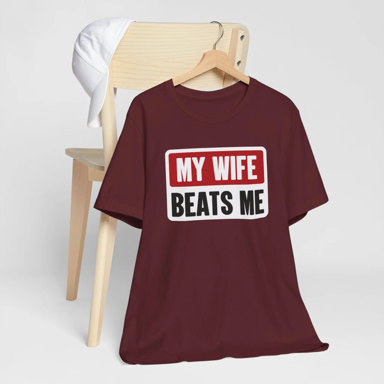 My Wife Beats Me T-Shirt - Funny Husband Shirt - Image 6