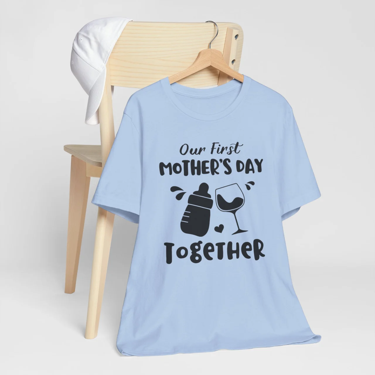 Our First Mothers Day Together T-Shirt For Mom - New Mom Tee - Image 7