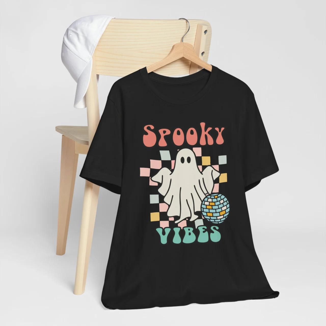 Spooky Vibes Shirt - Ghost Graphic Halloween Tee - Cute Fall Fashion Shirt