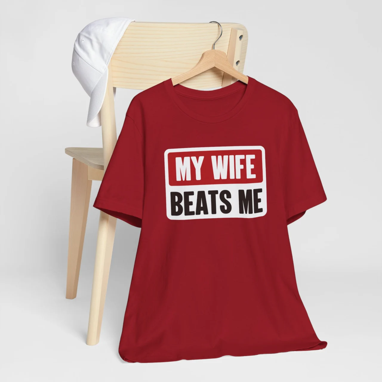 My Wife Beats Me T-Shirt - Funny Husband Shirt - Image 7