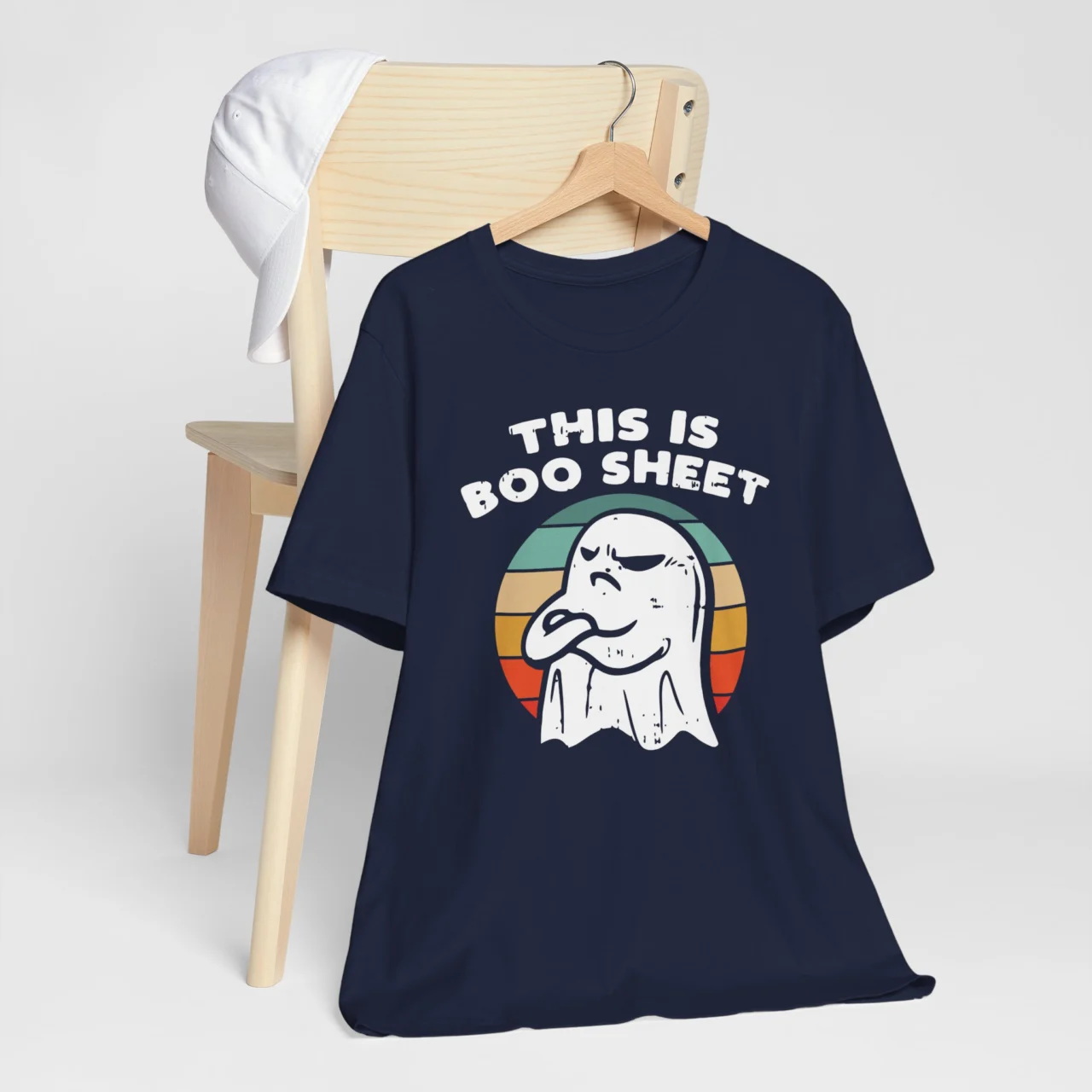 This Is Boo Sheet Shirt - Funny Halloween Ghost Tee - Spooky Witch Boo Graphic Shirt