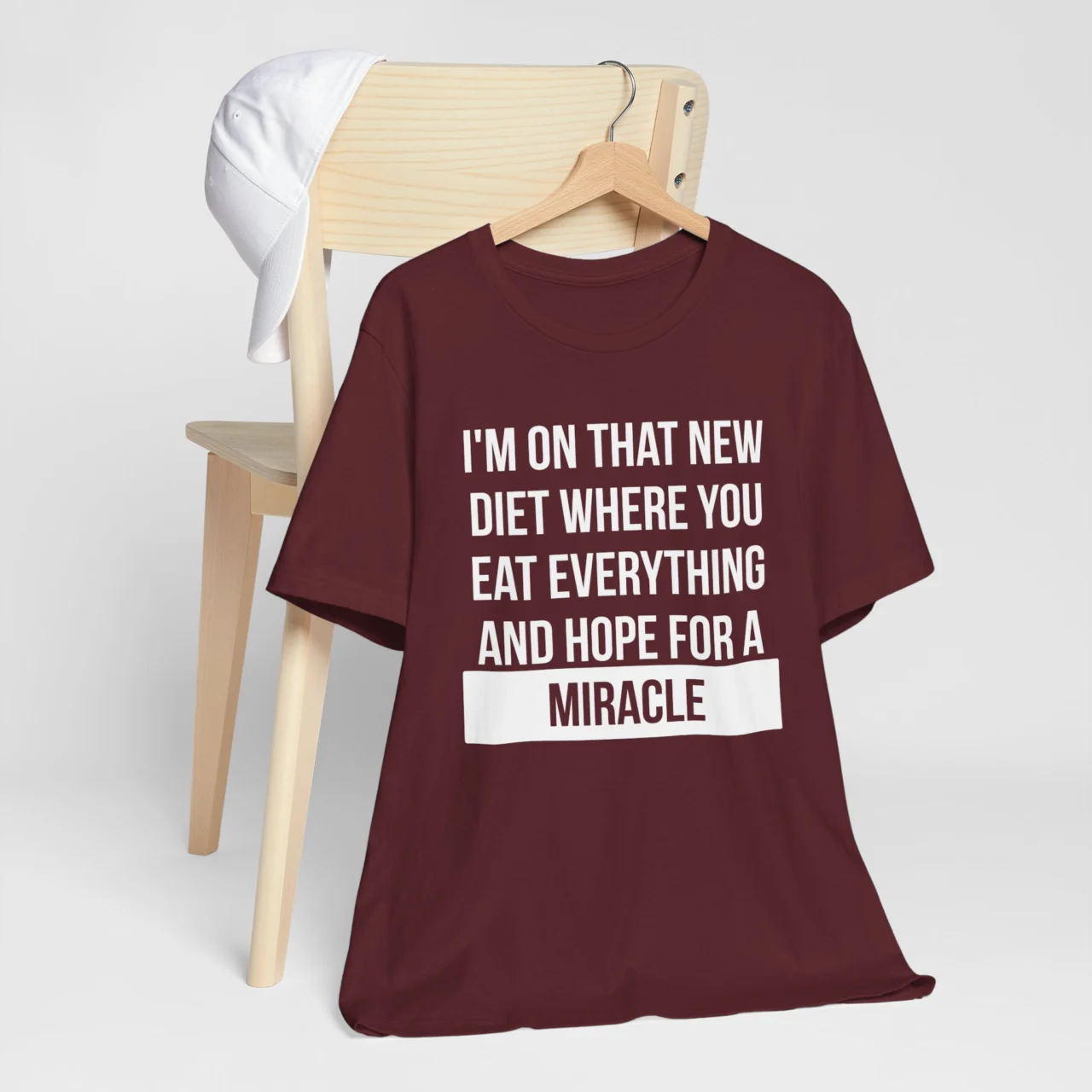 Funny Diet Shirt - You Eat Everything and Hope for a Miracle - Image 8