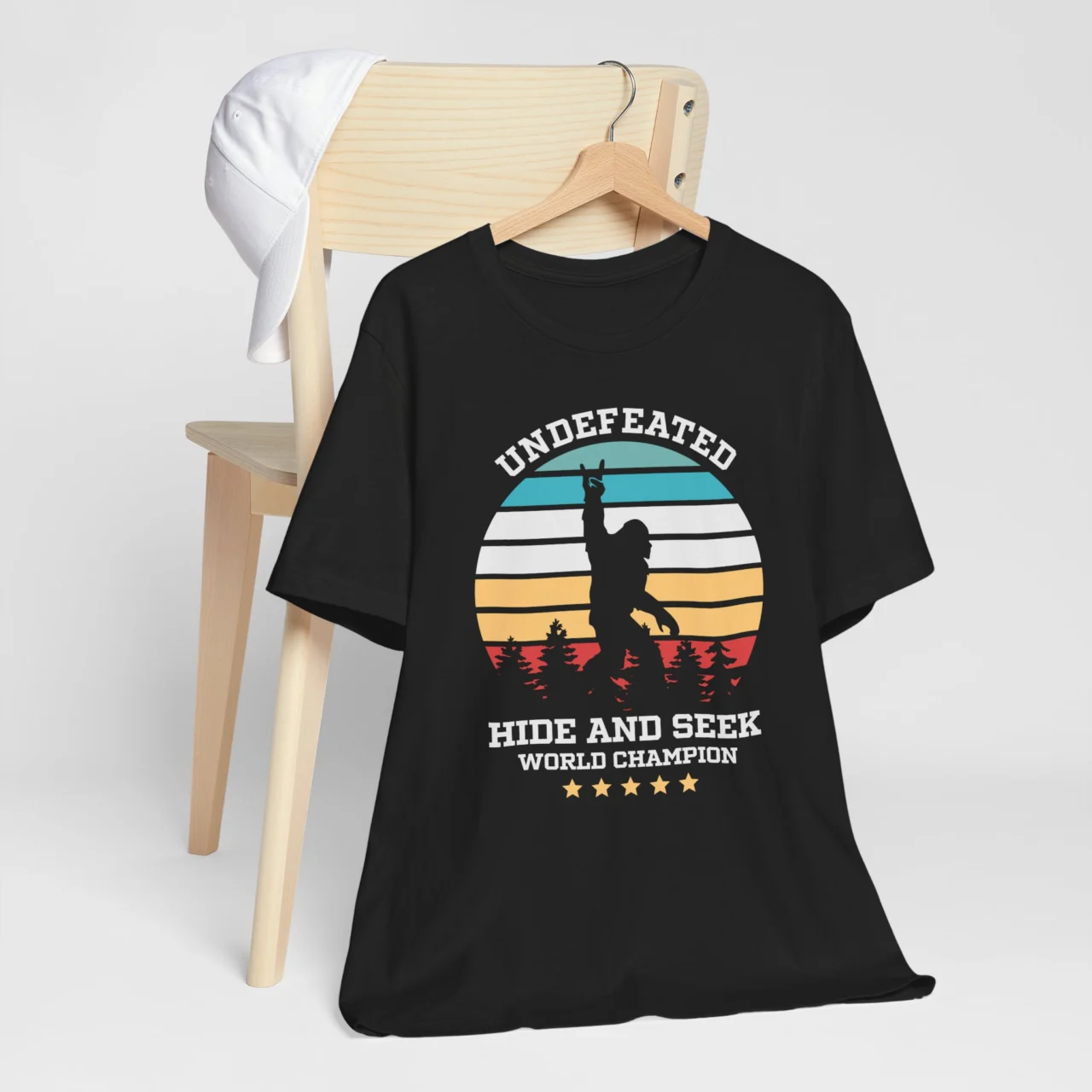 Undefeated Hide and Seek World Champion T-Shirt - Funny Antisocial Shirt - Introvert Humor Tee