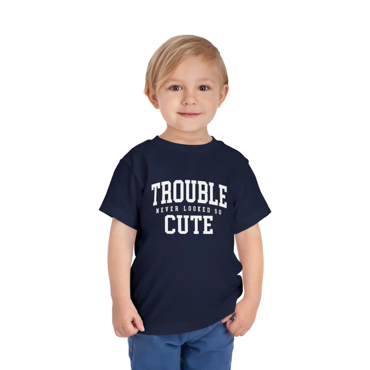 Trouble Never Looked So Cute Shirt - Funny Toddler Tee - Image 7