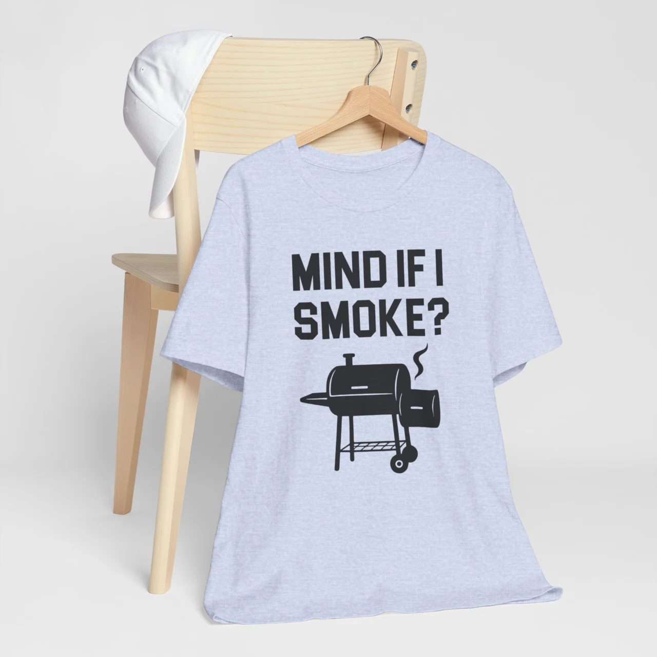 Mind If I Smoke? Funny BBQ Pitmaster Graphic Tee - Grilling Humor Shirt - Image 6