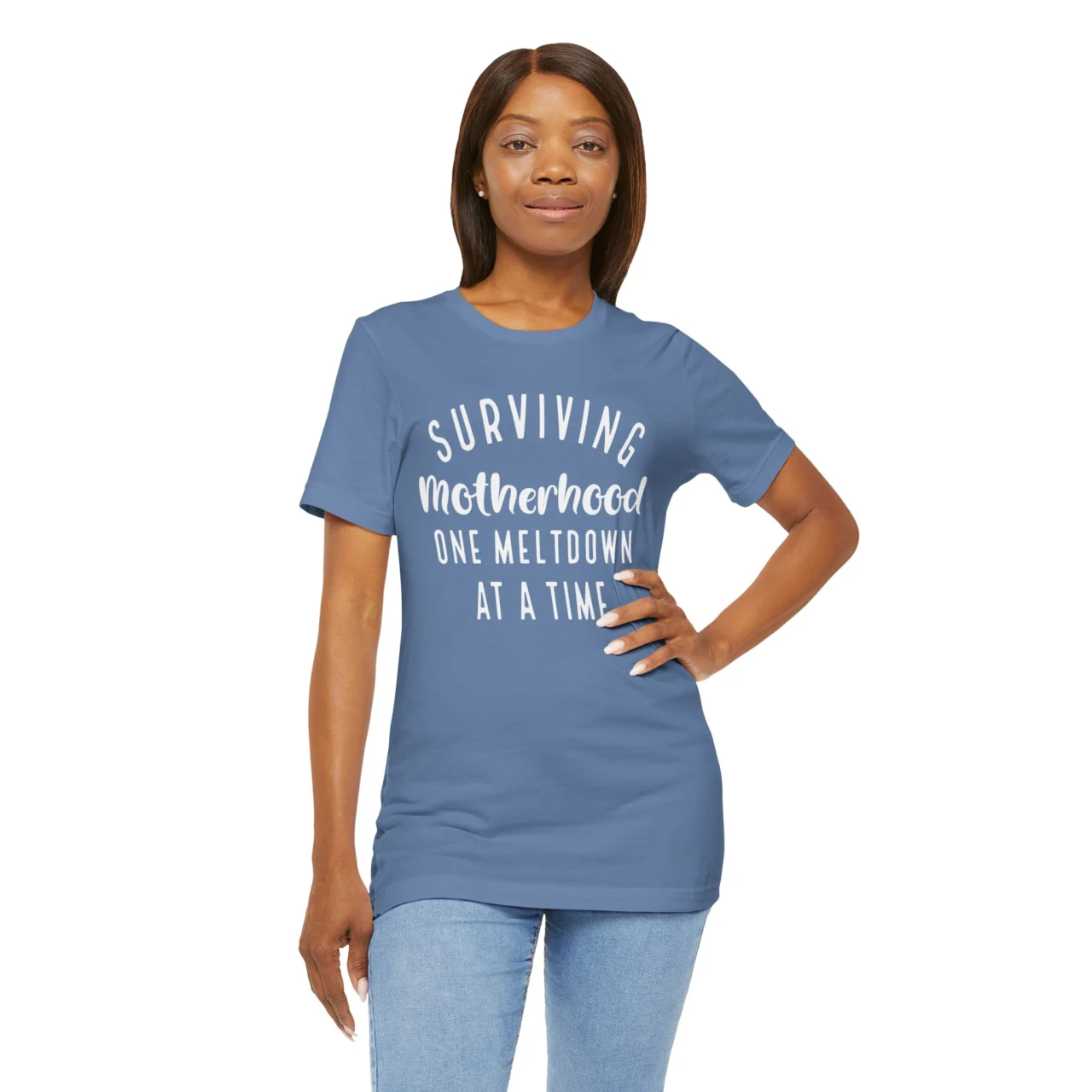 Surviving Motherhood One Meltdown at a Time Shirt - Mom Life - Image 2