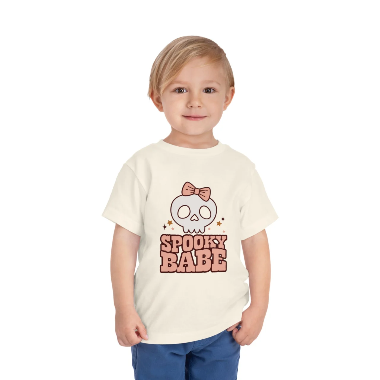 Spooky Babe Toddler Shirt - Cute Kids Halloween Tee - Trick or Treat Shirt