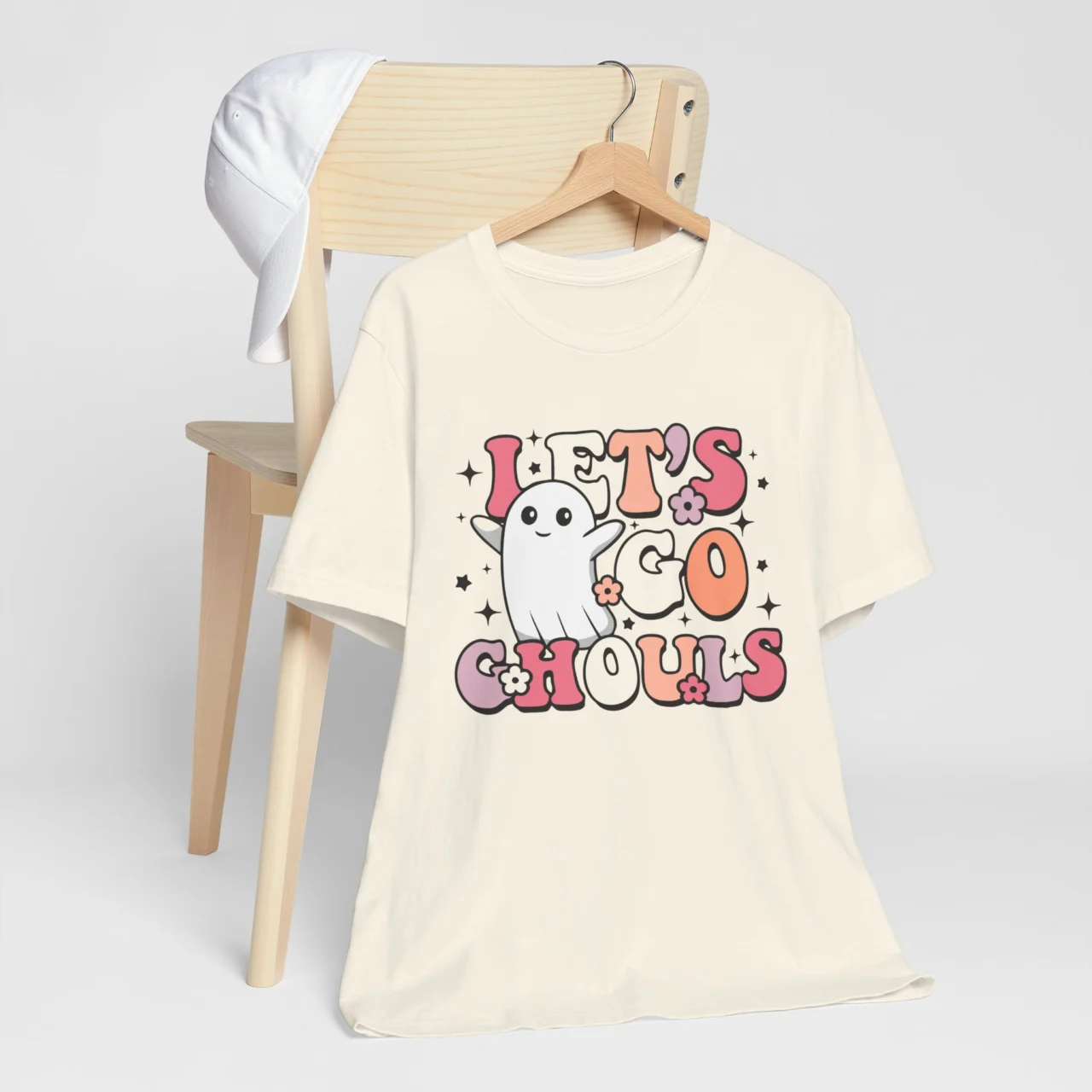 Lets Go Ghouls Shirt - Retro Groovy Ghost Halloween Tee, Funny Spooky Season Shirt, Retro Halloween Shirt