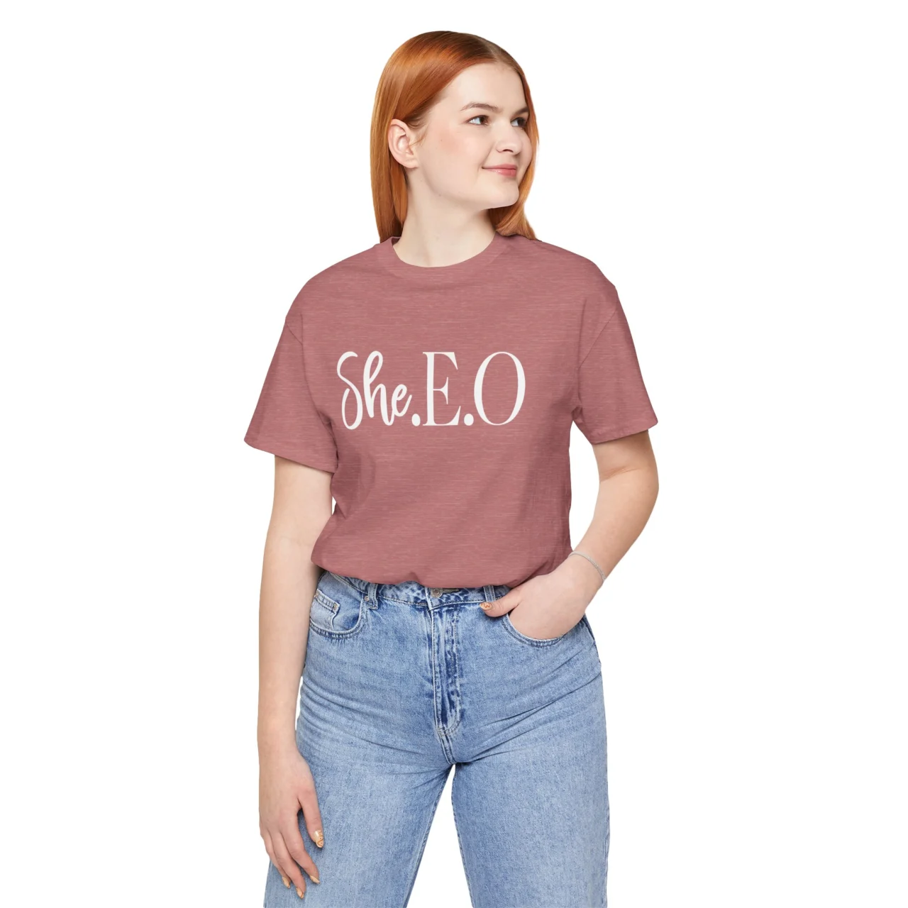She.E.O Women in Business T-Shirt - Female CEO Shirt - Image 2