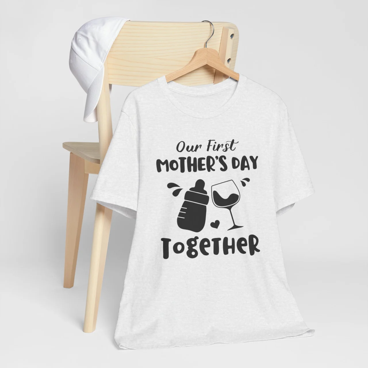 Our First Mothers Day Together T-Shirt For Mom - New Mom Tee - Image 4