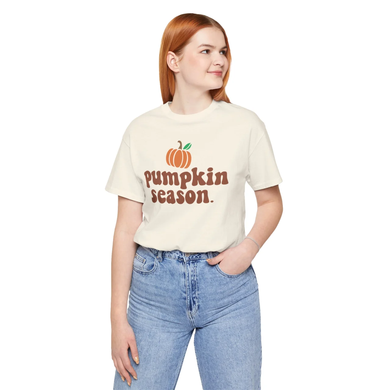Pumpkin Season T-Shirt - Cozy Fall Graphic Tee - Image 2