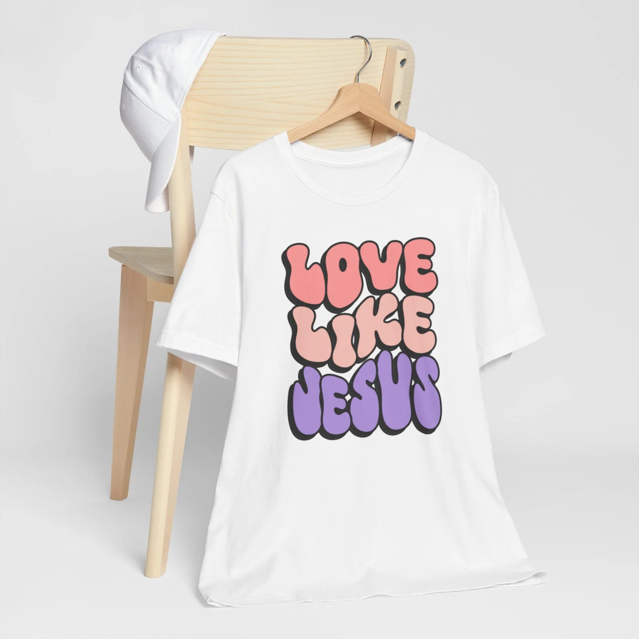 Love Like Jesus T-Shirt - Christian Faith Tee - religious motivational tee.