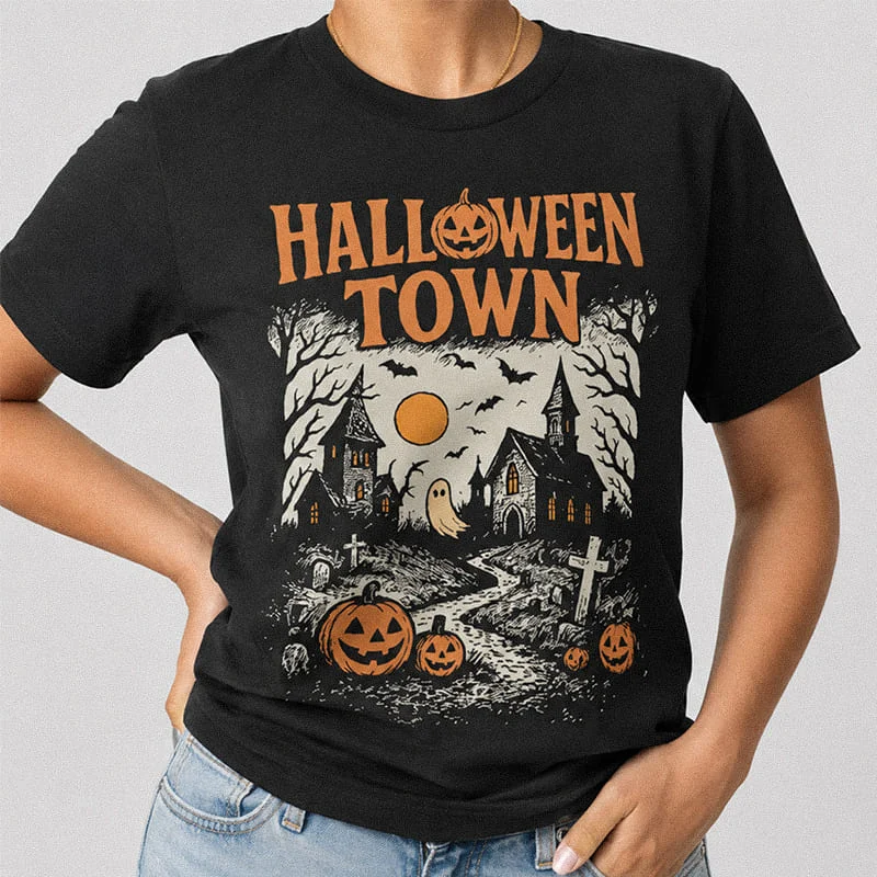 Halloweentown Shirt - Pumpkin Graphic Tee
