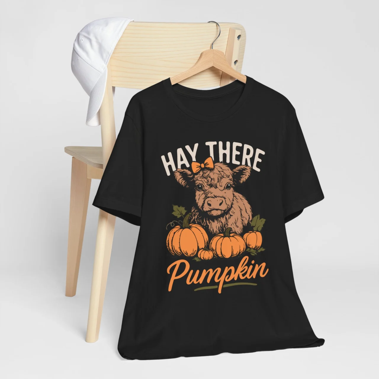 Hay There Pumpkin Shirt - Cute Baby Highland Cow T-Shirt - Image 5