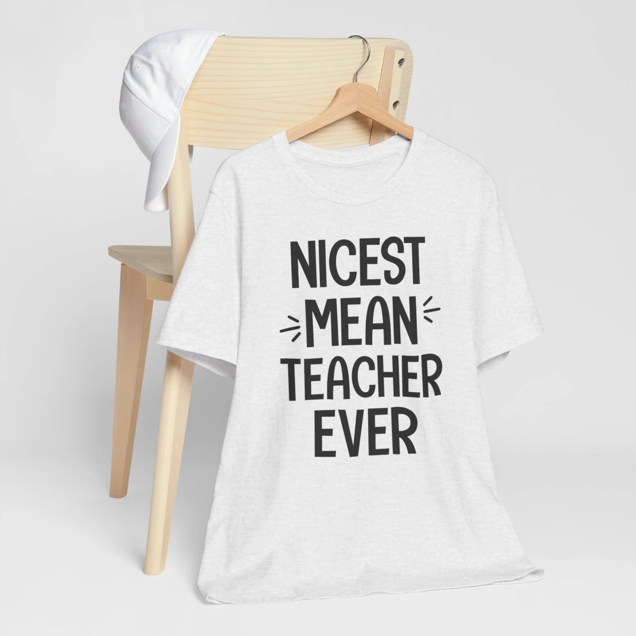 Nicest Mean Teacher Ever Shirt - Funny Teacher Tee - Image 5