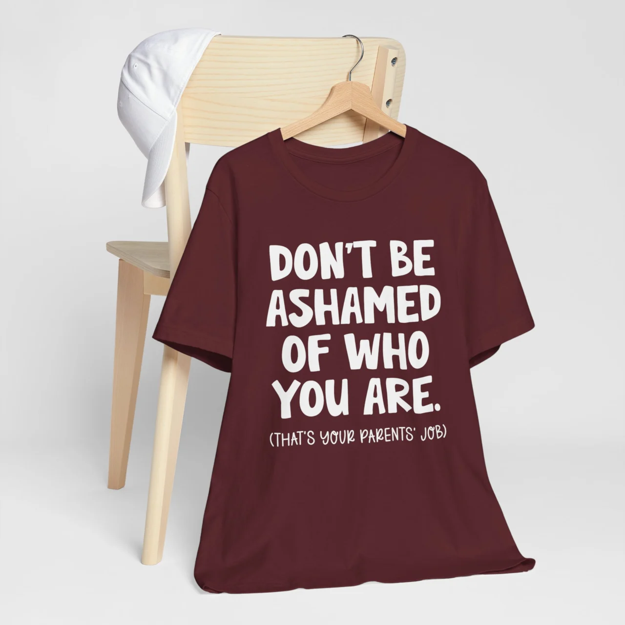 Don't Be Ashamed Of Who You Are Sarcastic Graphic Tee - Dark Humor Funny Shirt - Image 9