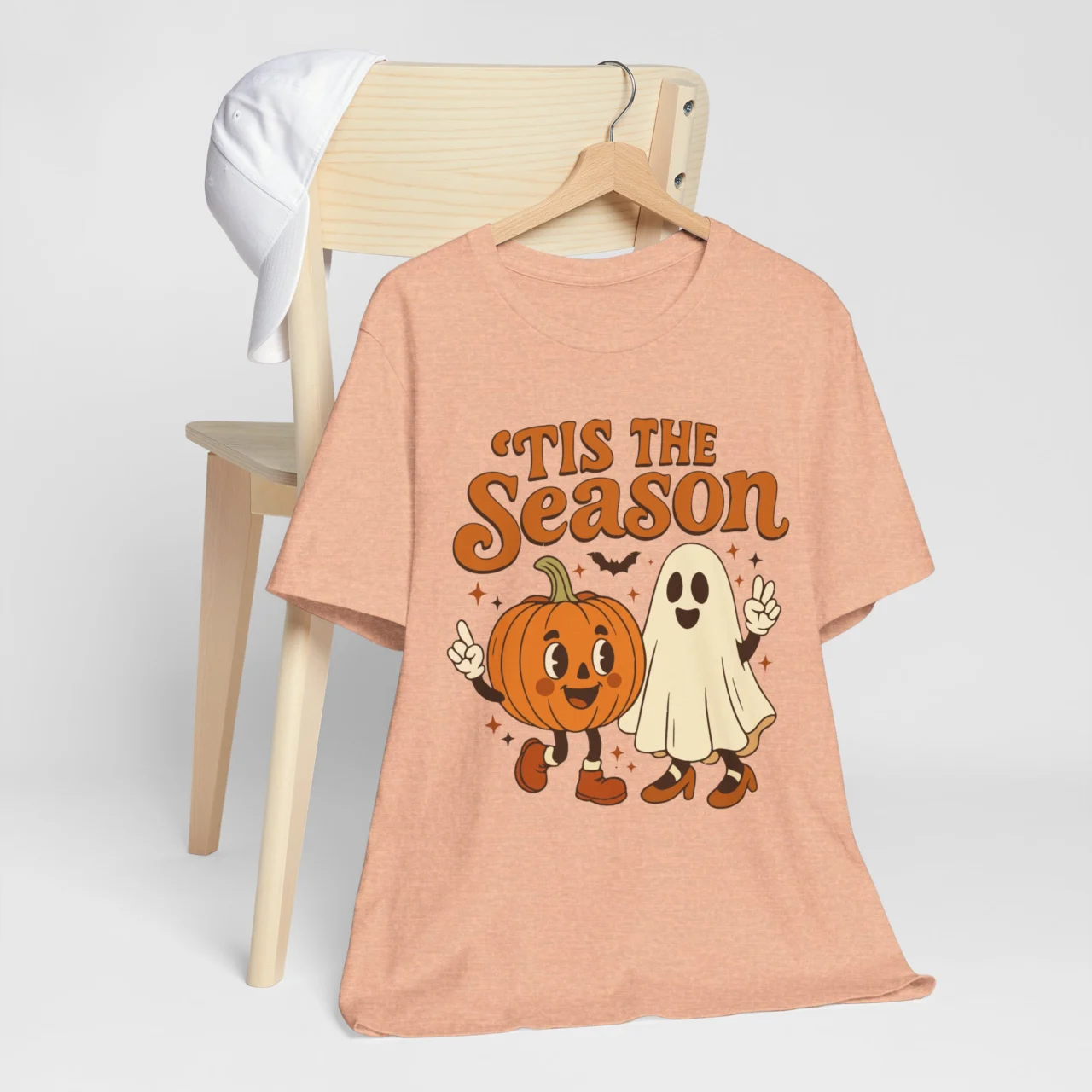 ’Tis The Season Halloween Pumpkin and Ghost Shirt - Image 4