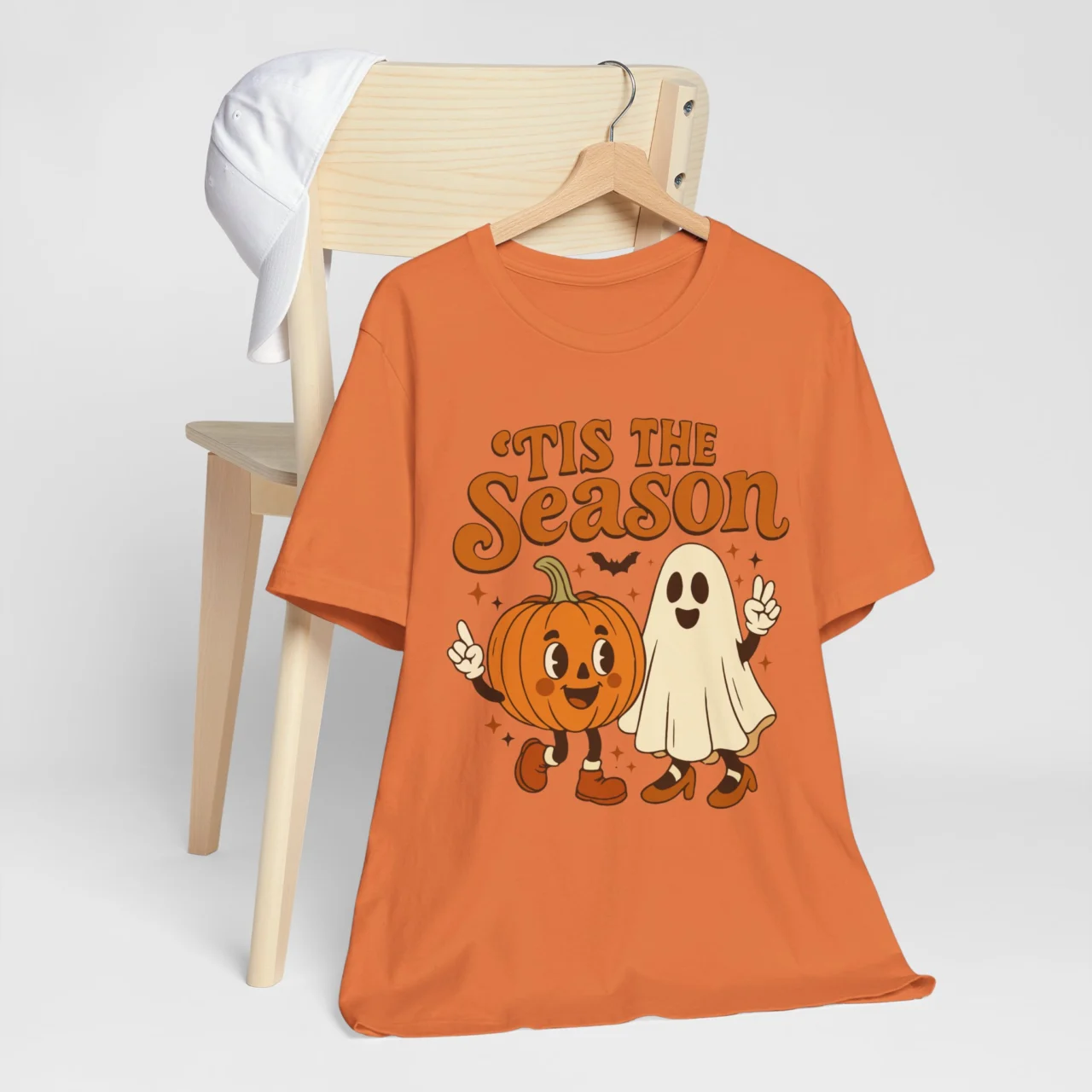 ’Tis The Season Halloween Pumpkin and Ghost Shirt - Image 6