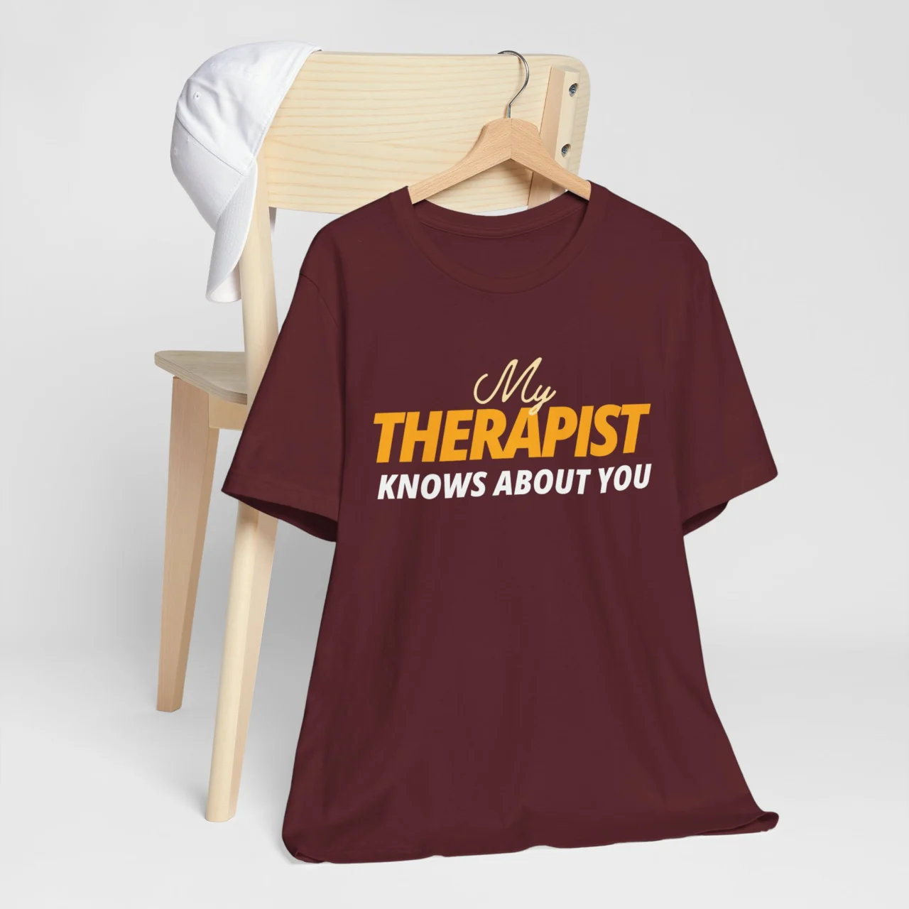 My Therapist Knows About You Funny Sarcastic Graphic Tee - Therapy Humor Shirt - Image 8