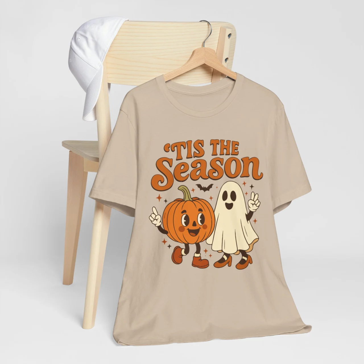 ’Tis The Season Halloween Pumpkin and Ghost Shirt - Image 5