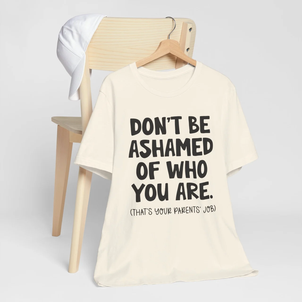 Don't Be Ashamed Of Who You Are Sarcastic Graphic Tee - Dark Humor Funny Shirt - Image 6