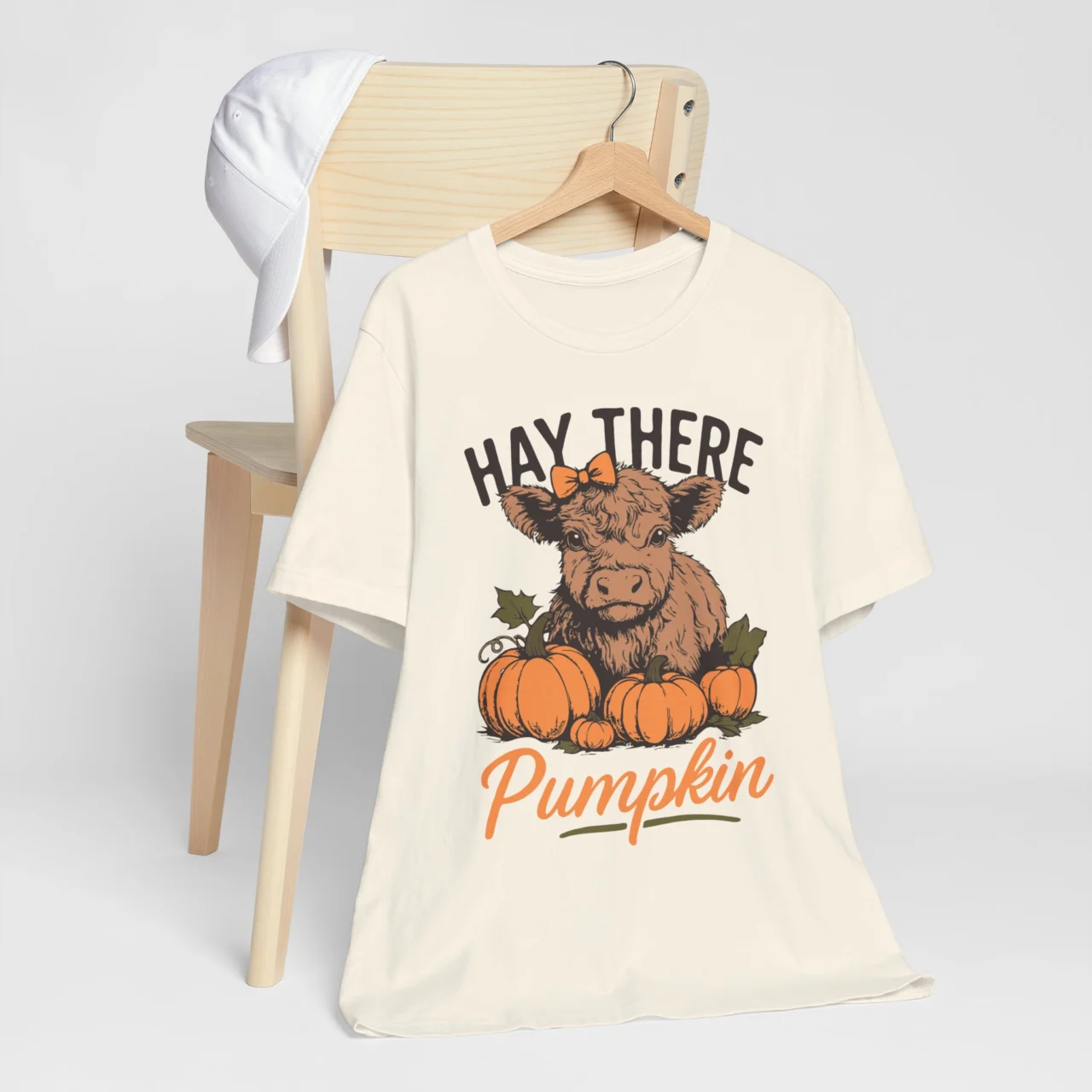 Hay There Pumpkin Shirt - Cute Baby Highland Cow T-Shirt - Image 6