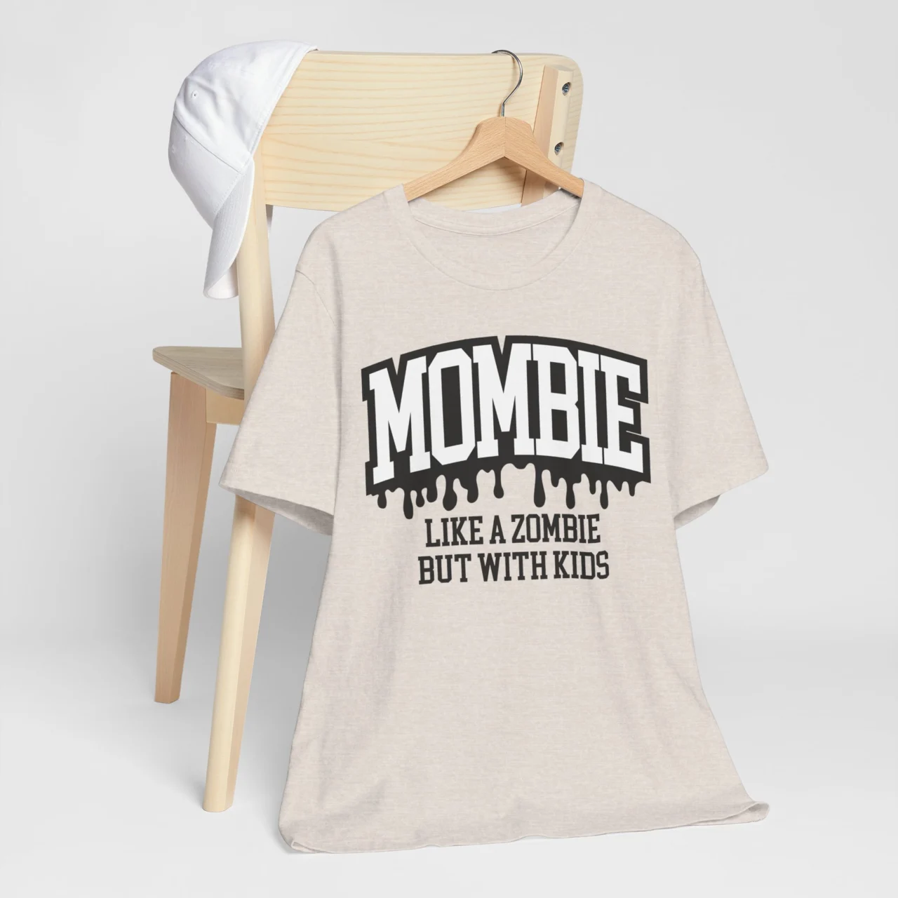 Mombie Like a Zombie But With Kids Shirt - Funny Mom Halloween Tee, Spooky Momster Shirt, Mombie Shirt, Parenting Humor T-Shirt