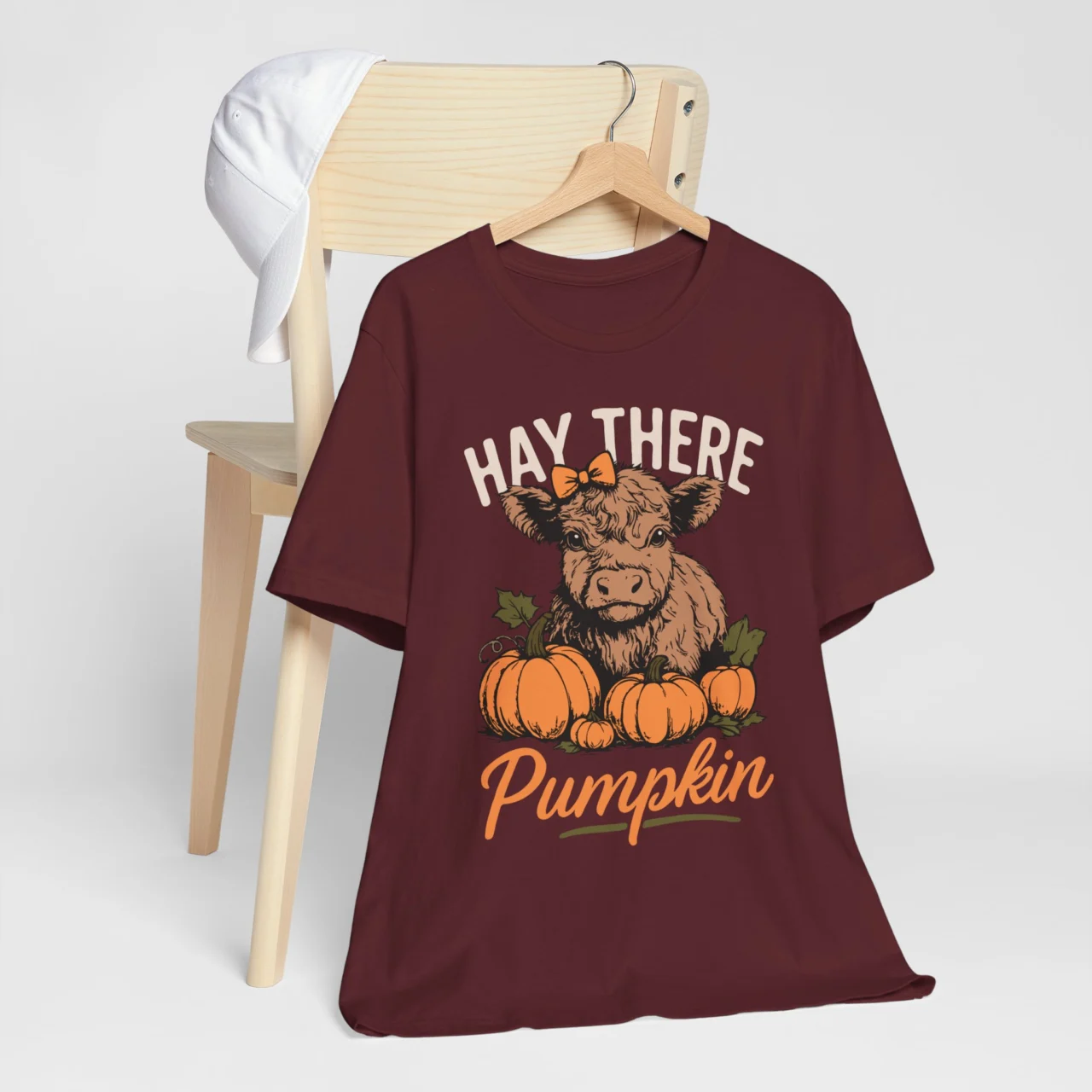 Hay There Pumpkin Shirt - Cute Baby Highland Cow T-Shirt - Image 9