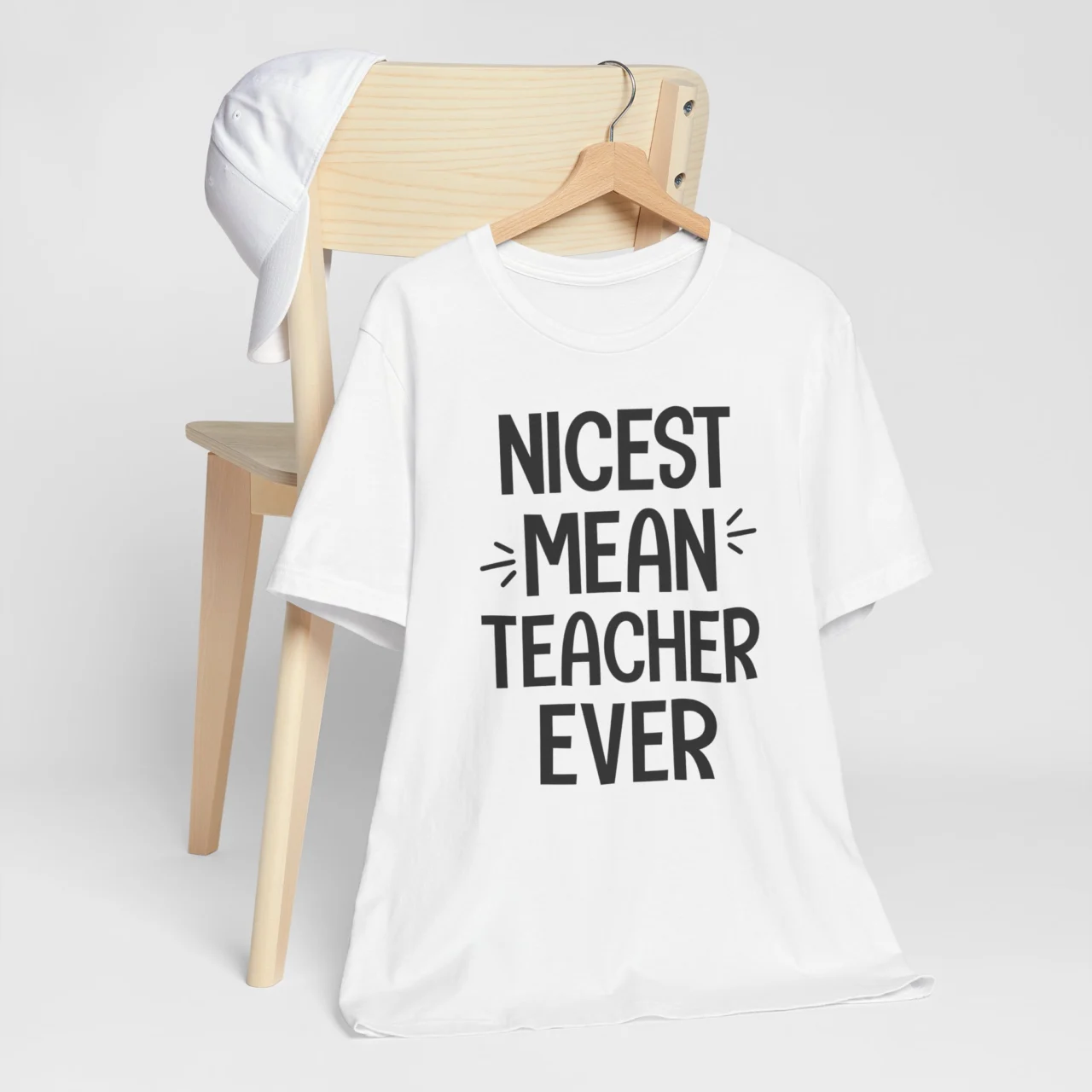 Nicest Mean Teacher Ever Shirt - Funny Teacher Tee - Image 3
