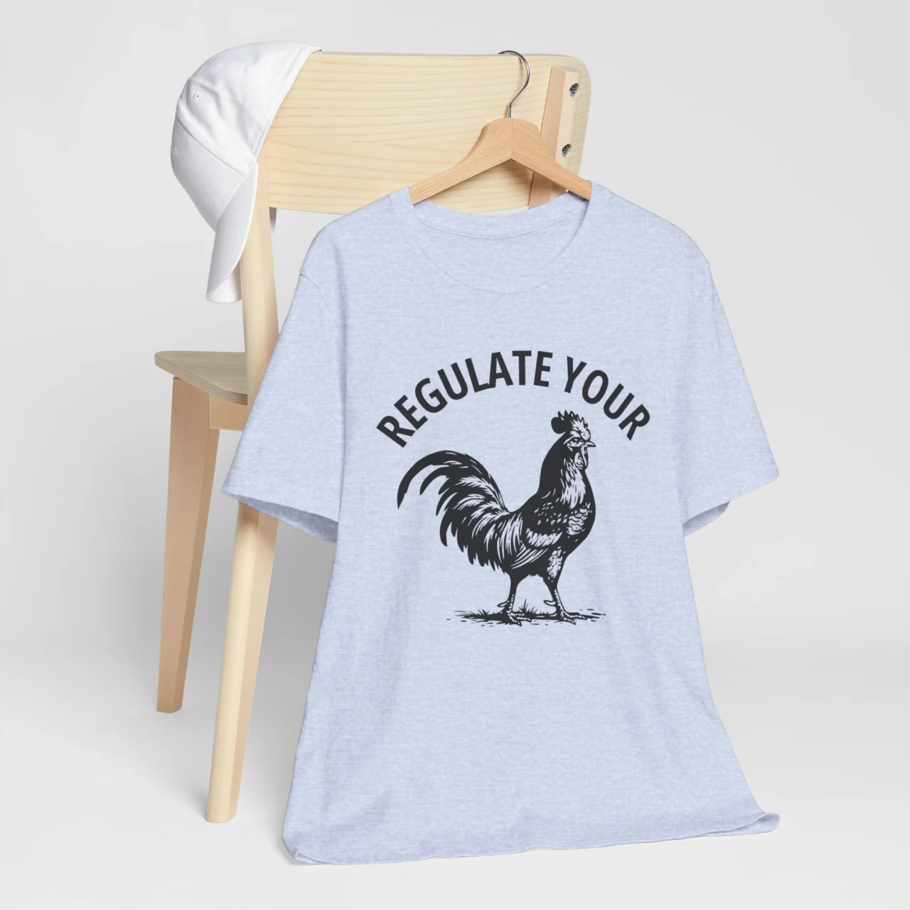Regulate Your Rooster Funny Adult Humor Pun Graphic Tee - Women's Empowerment Humor Shirt - Image 8
