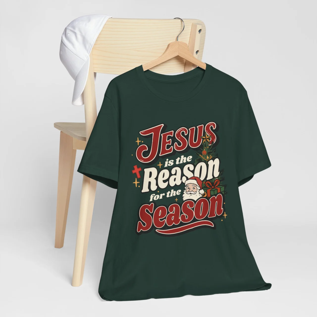 Jesus is the Reason for the Season Shirt - Religious Christmas Tee - Image 6