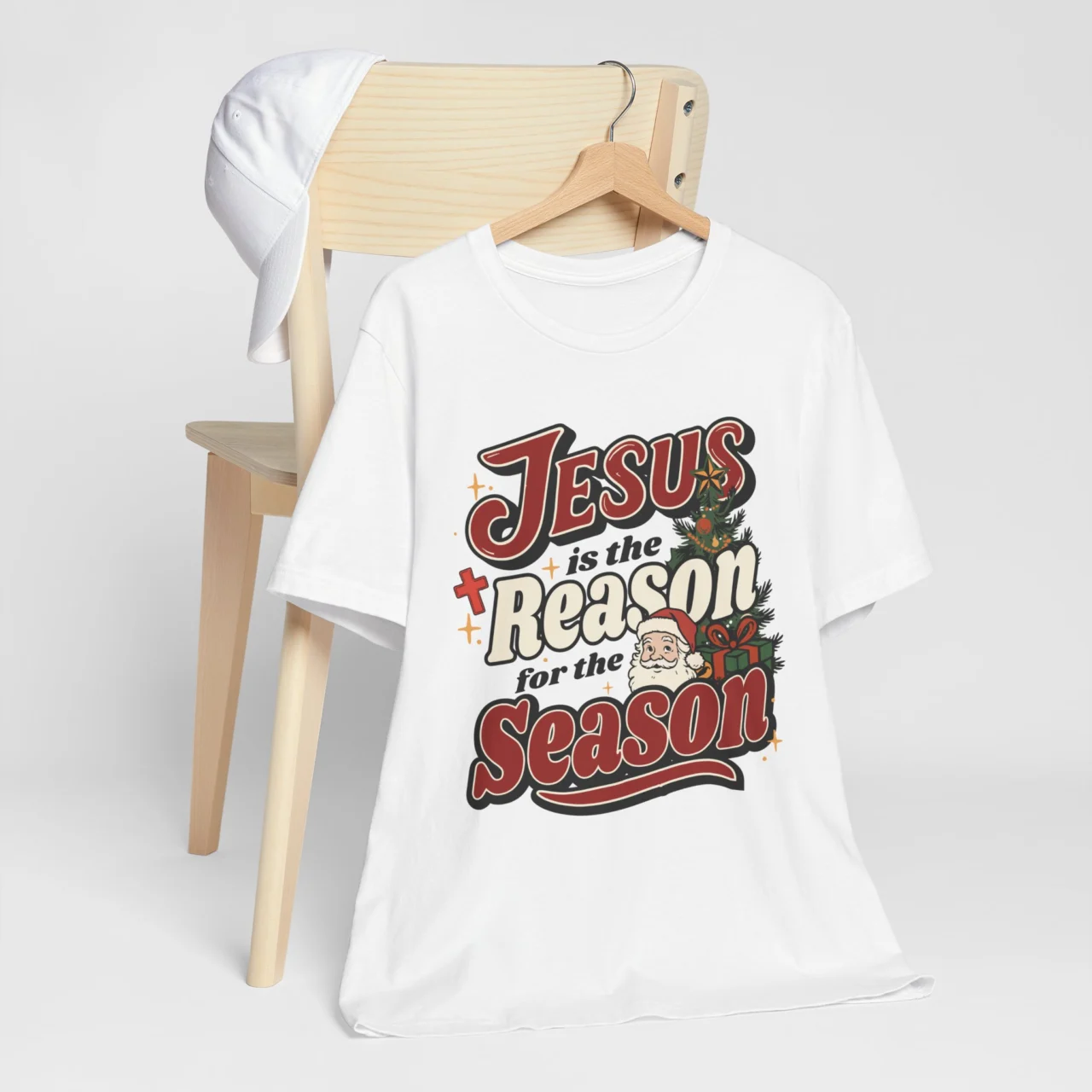 Jesus is the Reason for the Season Shirt - Religious Christmas Tee - Image 3