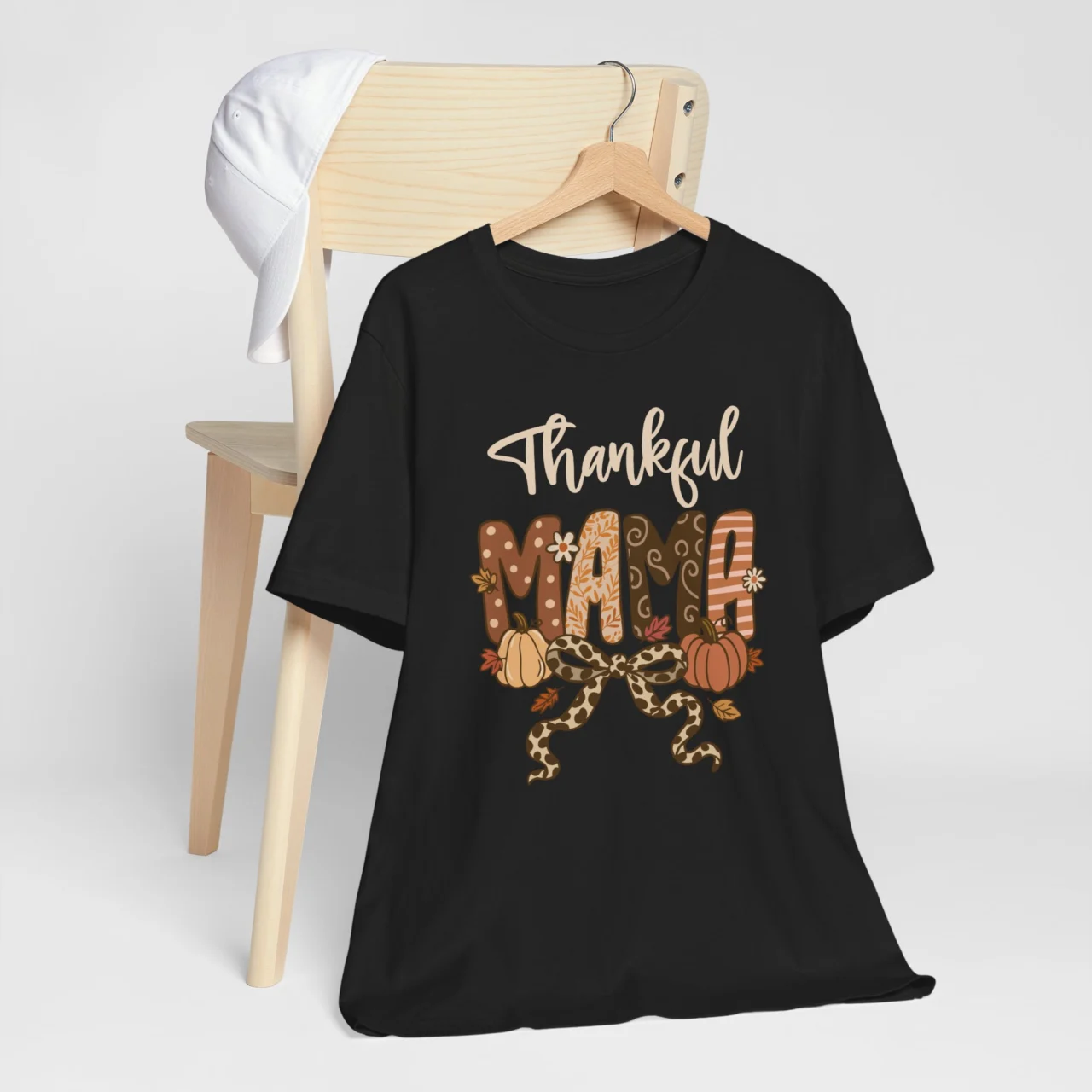 Thankful Mama Shirt - Cute Thanksgiving Mom T-Shirt - Image 5