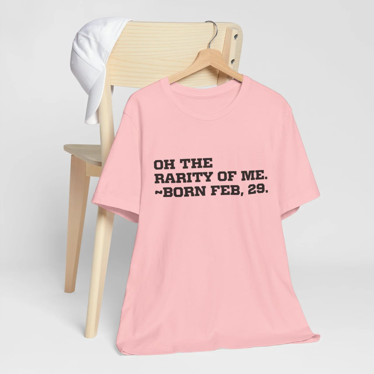 Oh The Rarity Of Me Born Feb 29 Funny Leap Year Birthday Graphic Tee - Rare Birthday Shirt - Image 8