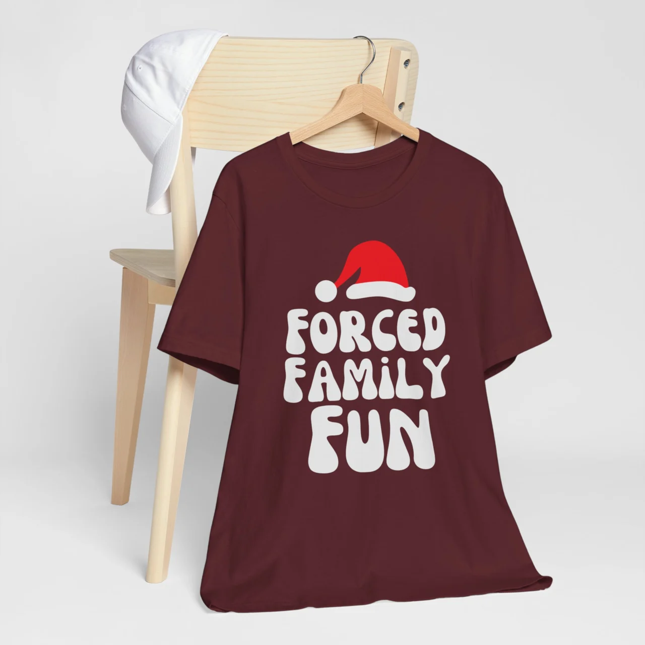 Funny Sarcastic Christmas Holiday Tee - Forced Family Fun Shirt - Image 5
